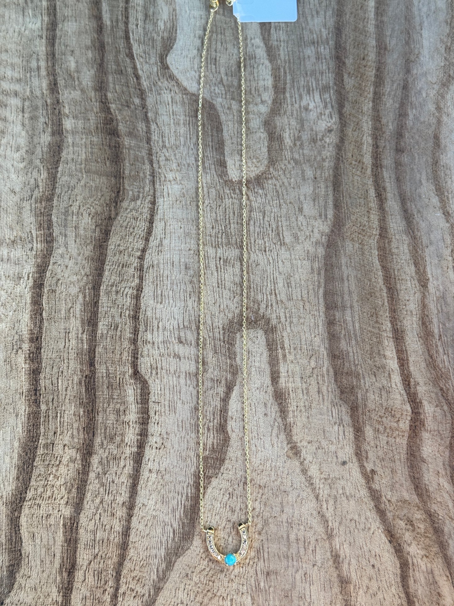 18-20” 14k Plated Gold Horseshoe