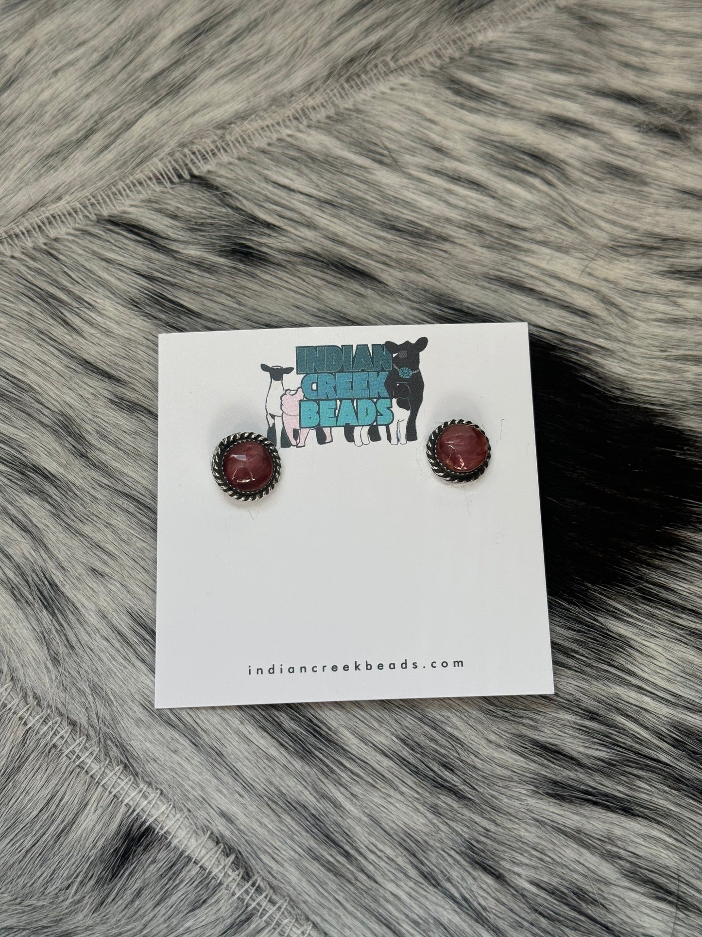 Red/Purple Spiny Studs