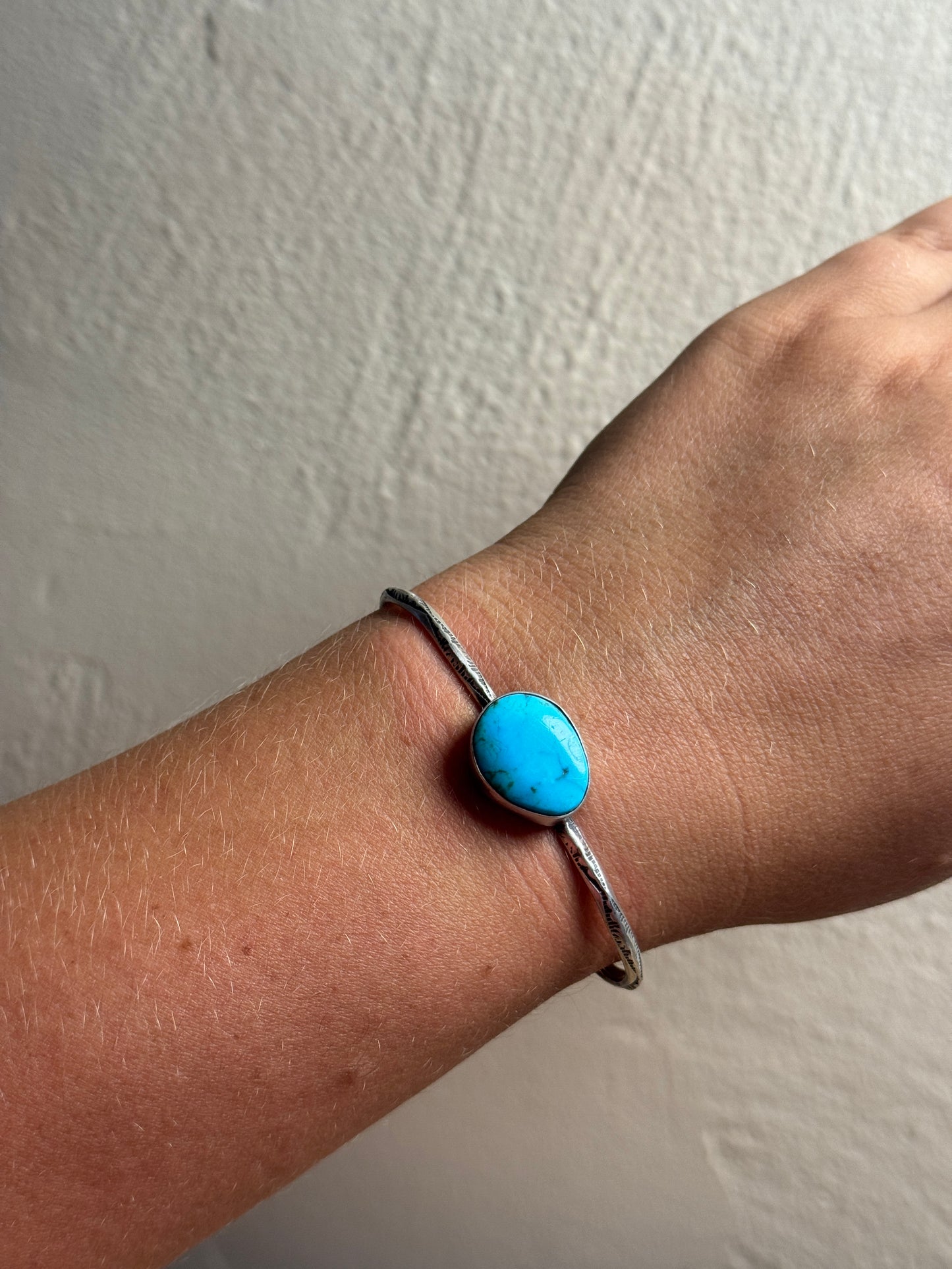 Kingman Turquoise Oval Cuff