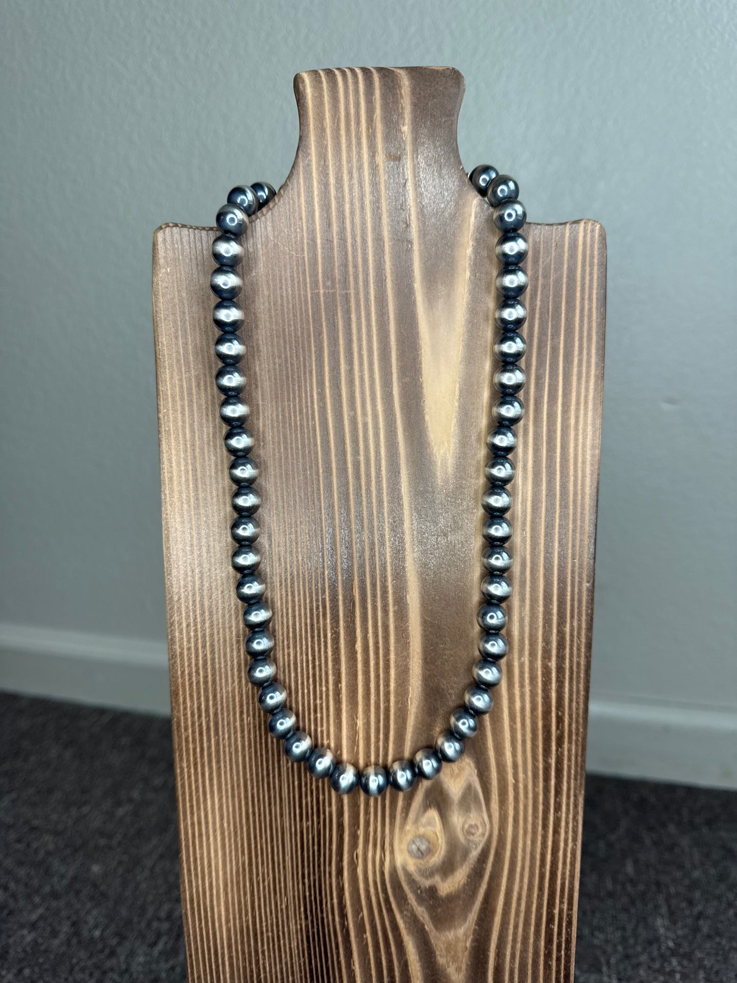 10mm Sterling Silver Pearls