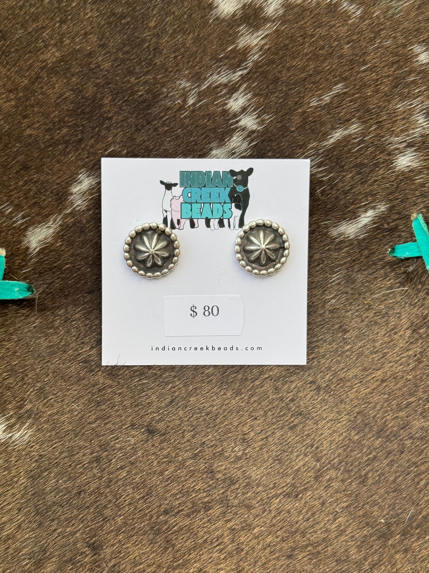 Detail Concho Earrings