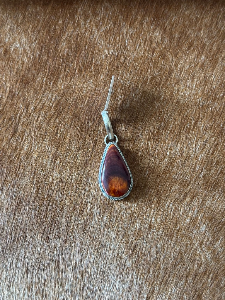 Orange Spiny Pendant