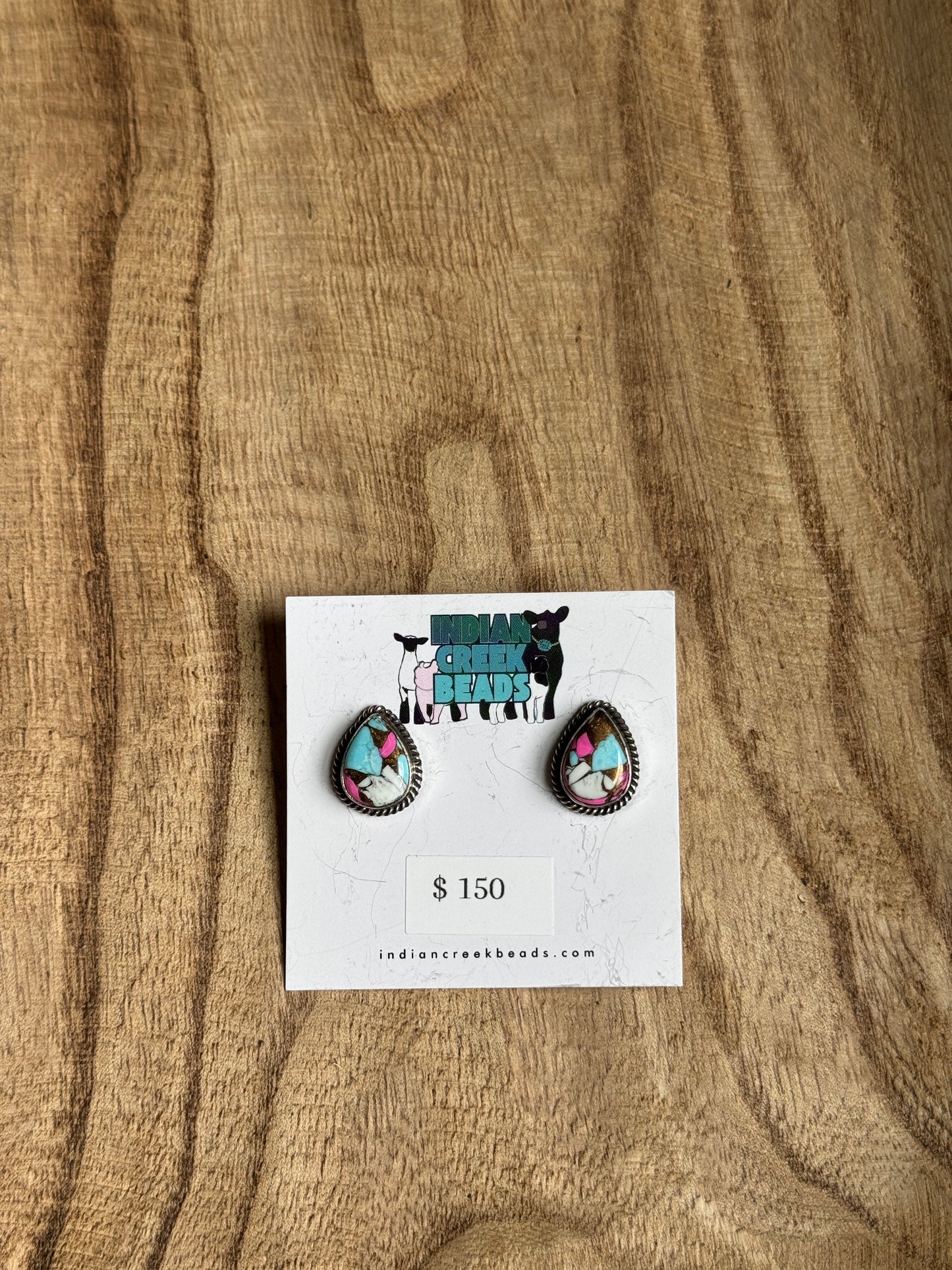 Cotton Candy Dahlia Earrings