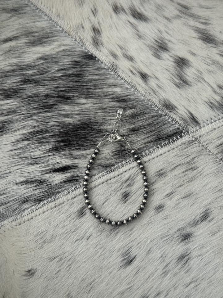 6-7.5" 3mm Sterling Silver Bracelet
