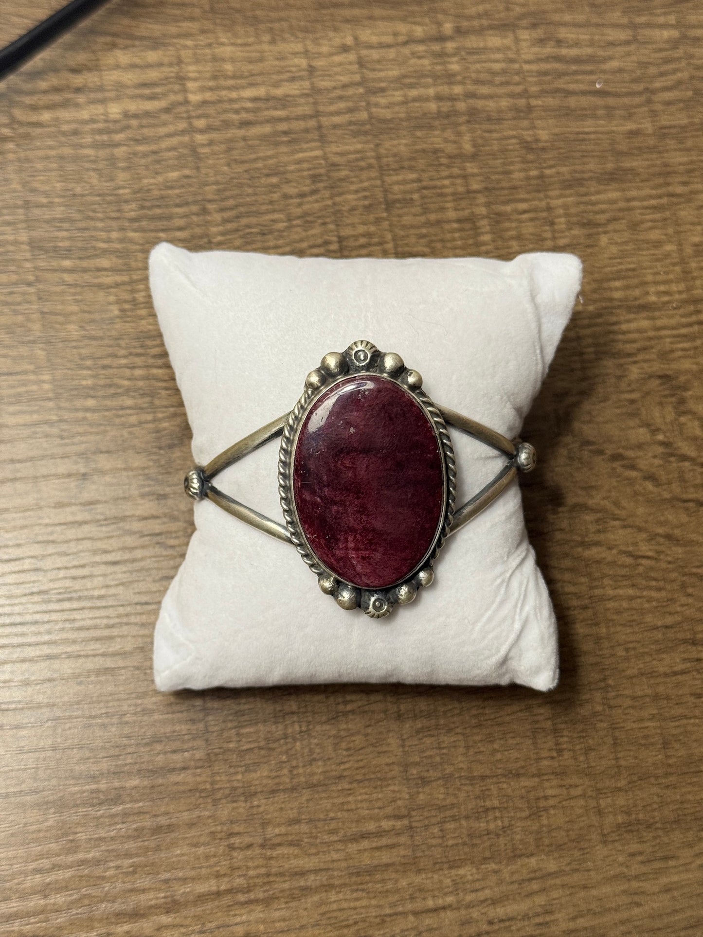 Purple Spiny Statement Cuff