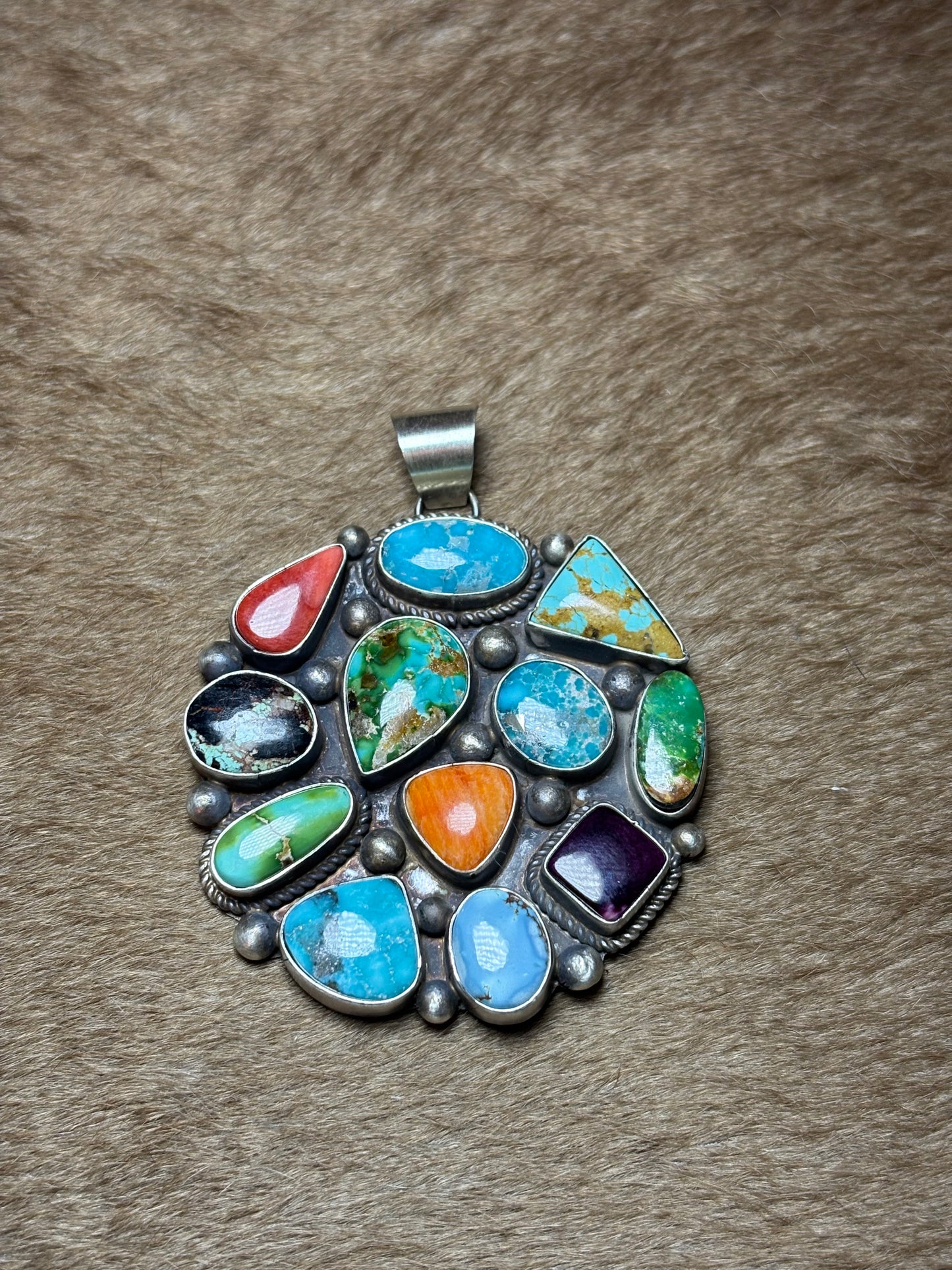 Multi-Stone Cluster Pendant