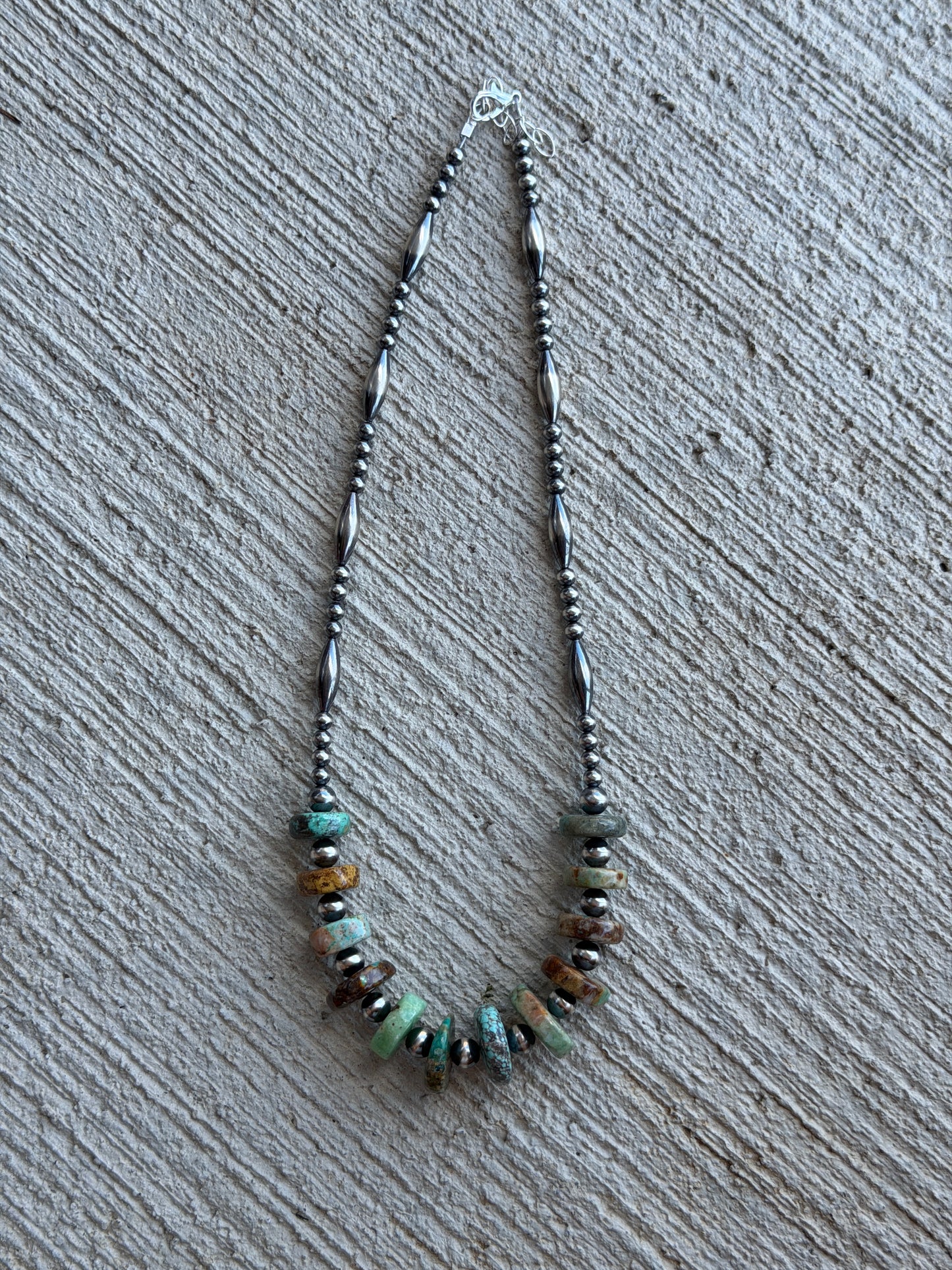 17.5-19” Genuine Turquoise
