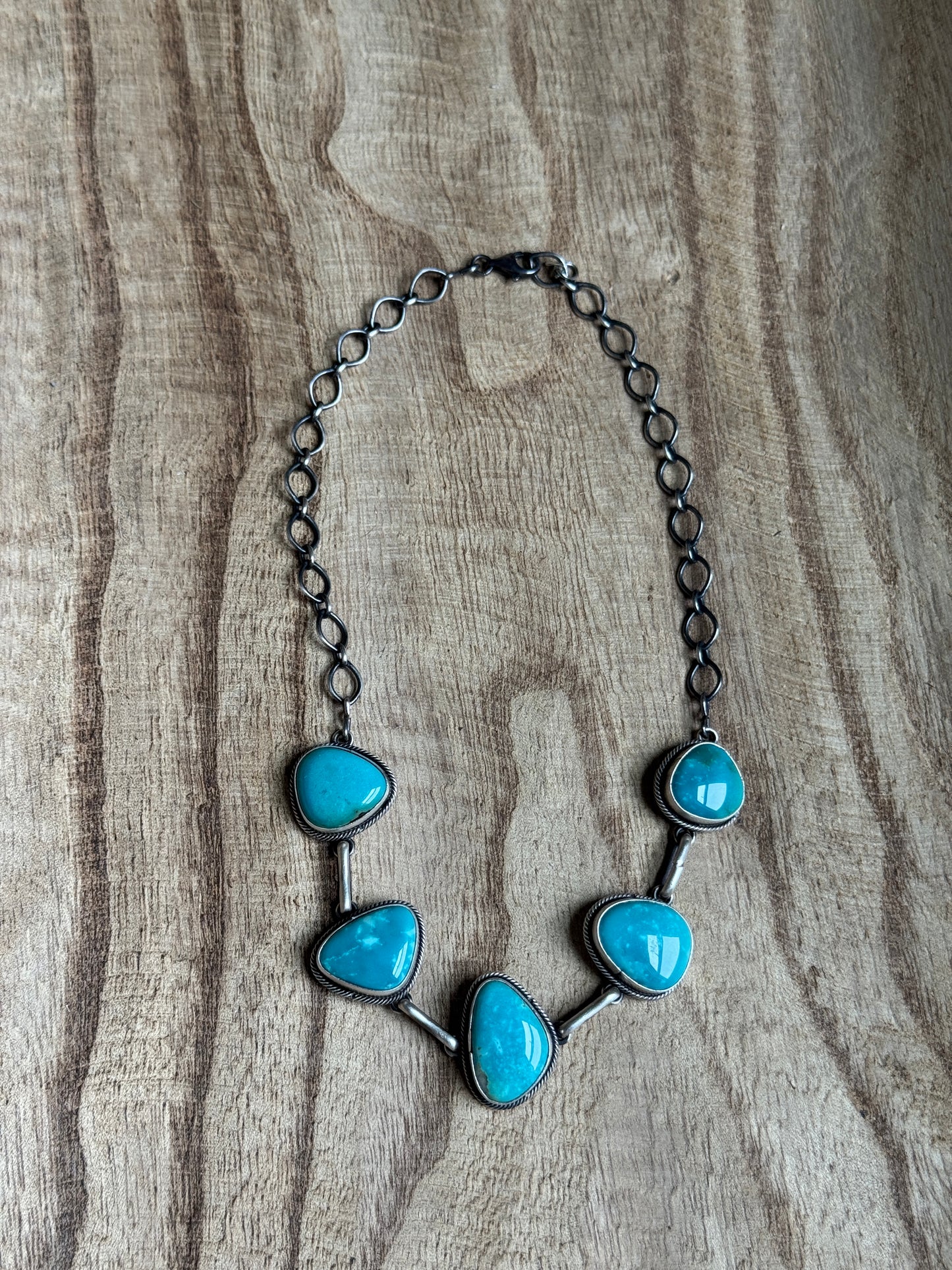 15" Kingman Turquoise Choker