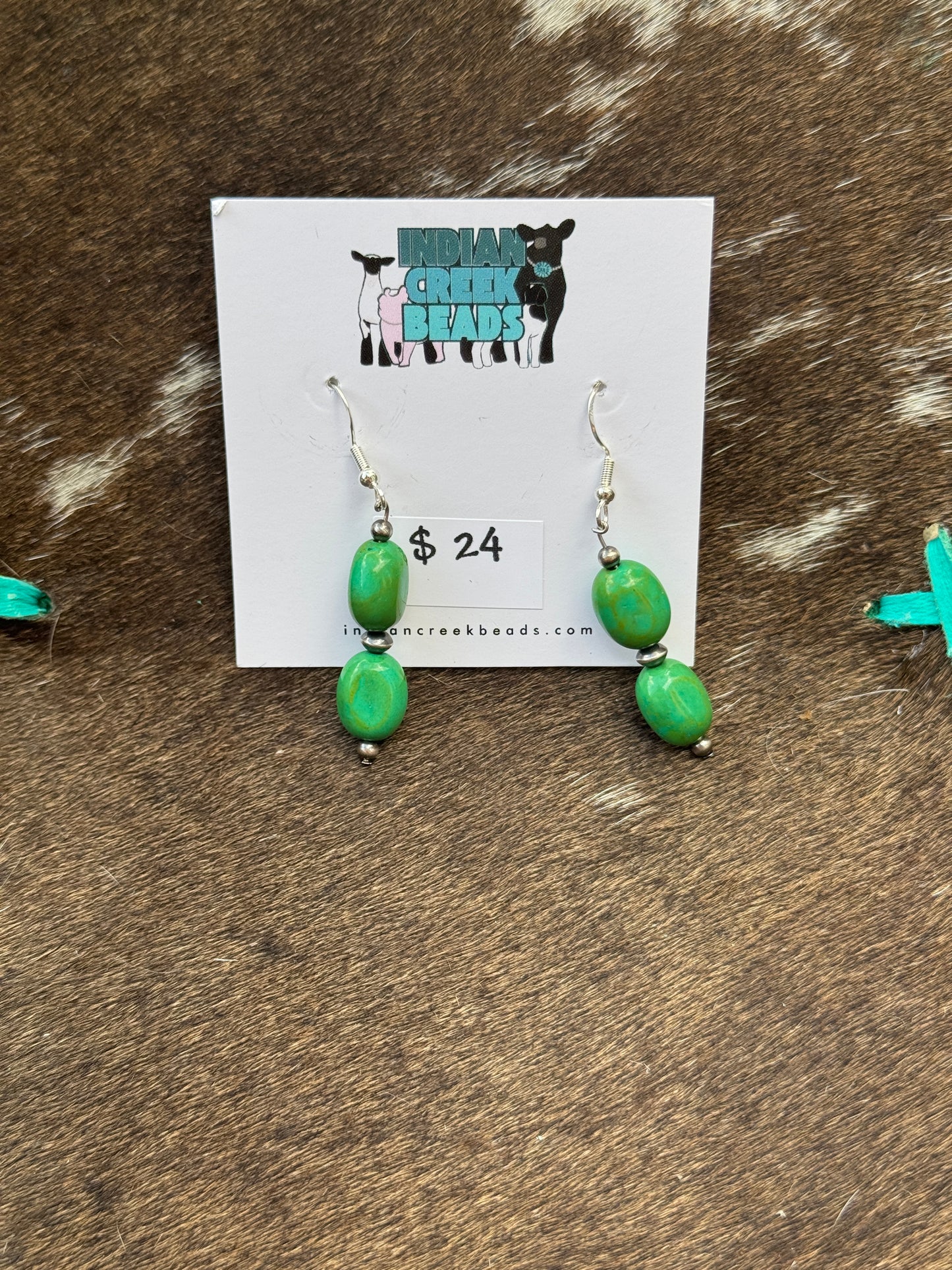 Genuine Turquoise Earrings