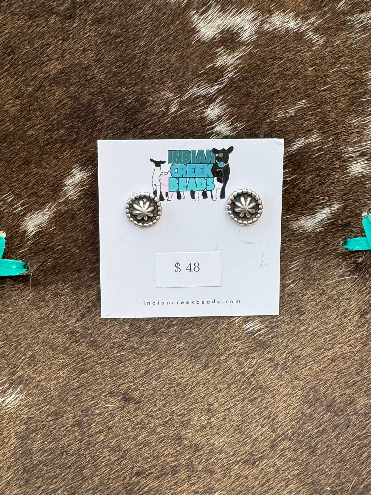 Dainty detail Concho earrings