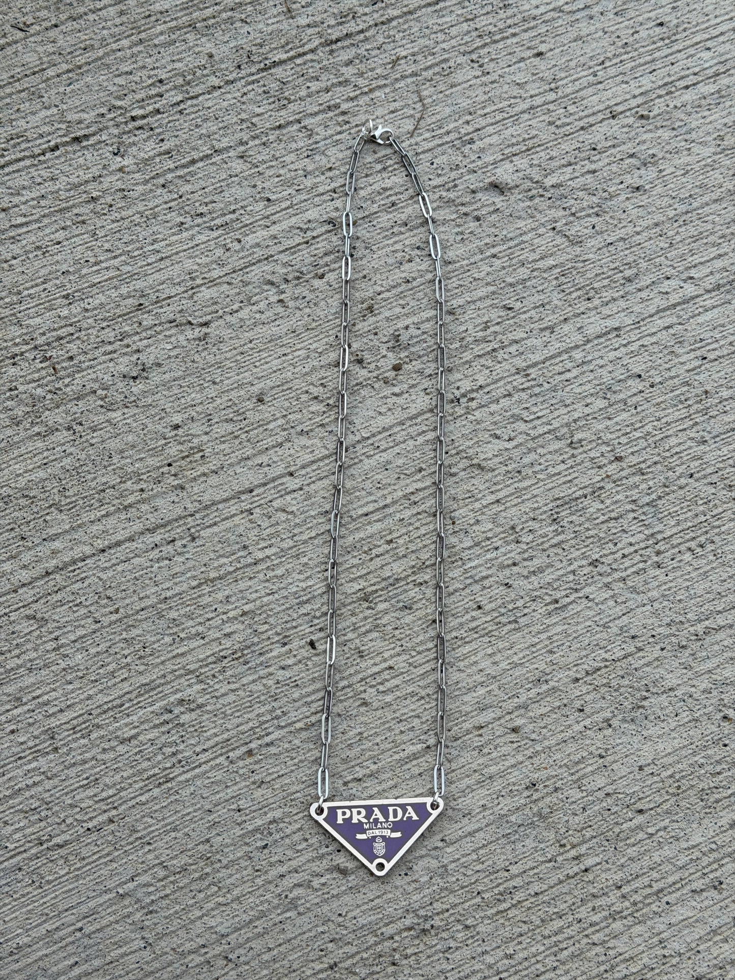 18" Purple Designer Necklace