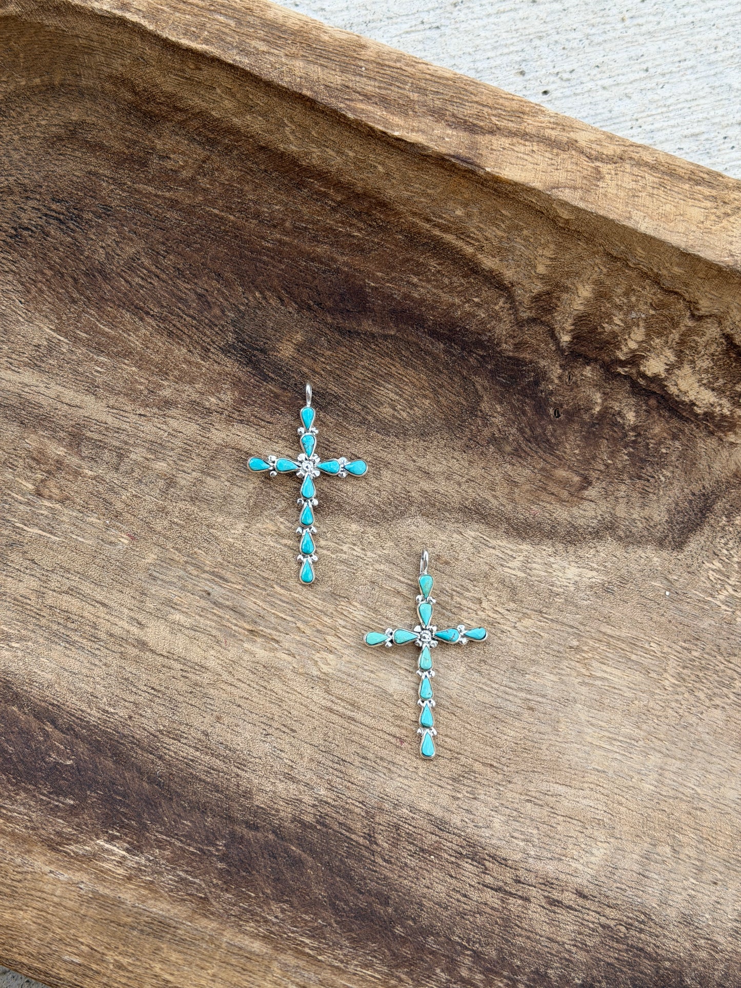 Turquoise Cross Pendant