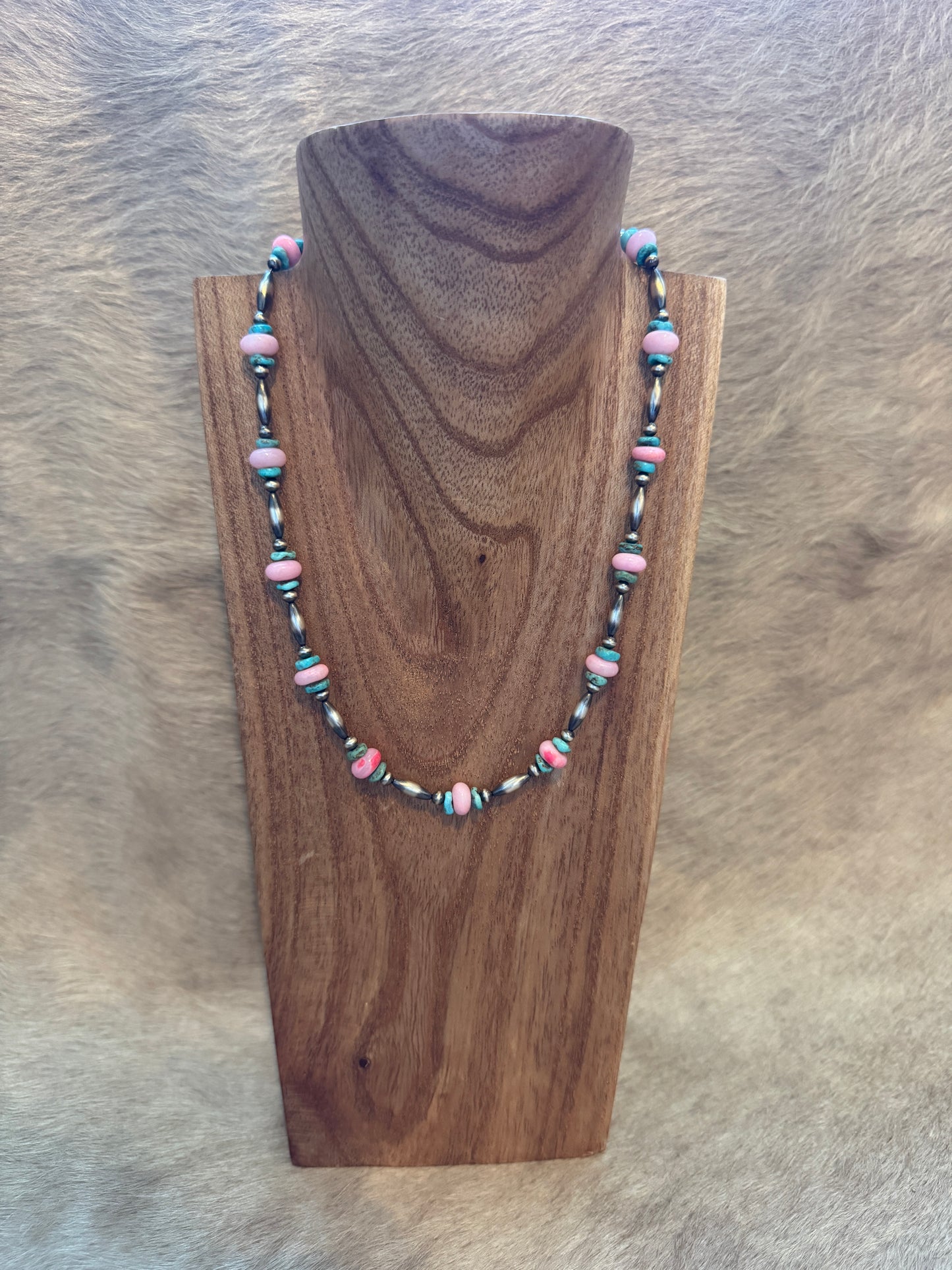 18-20" Pearl, Kingman & Pink Opal