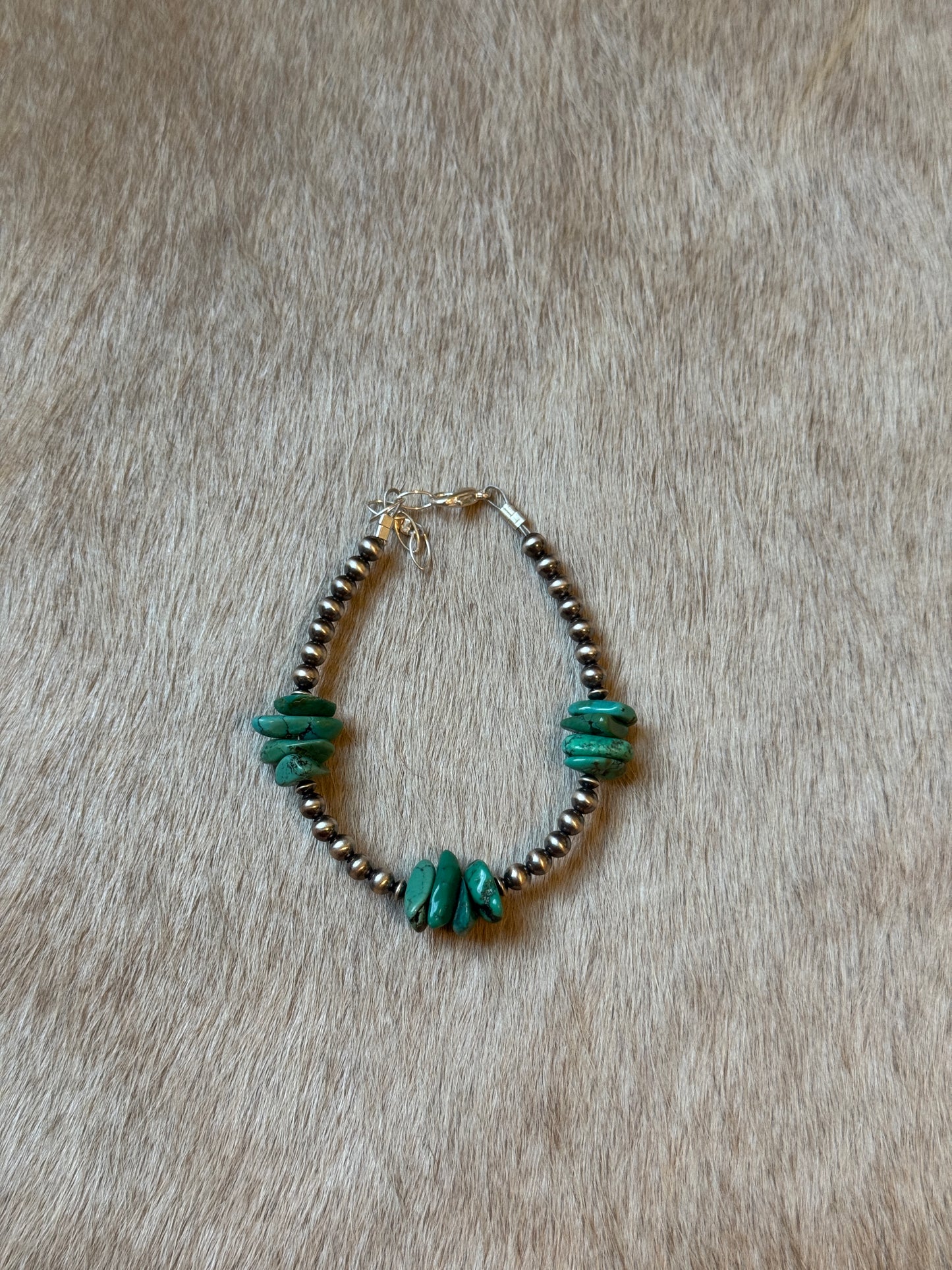 6.5-7.5" Pearl & Turquoise