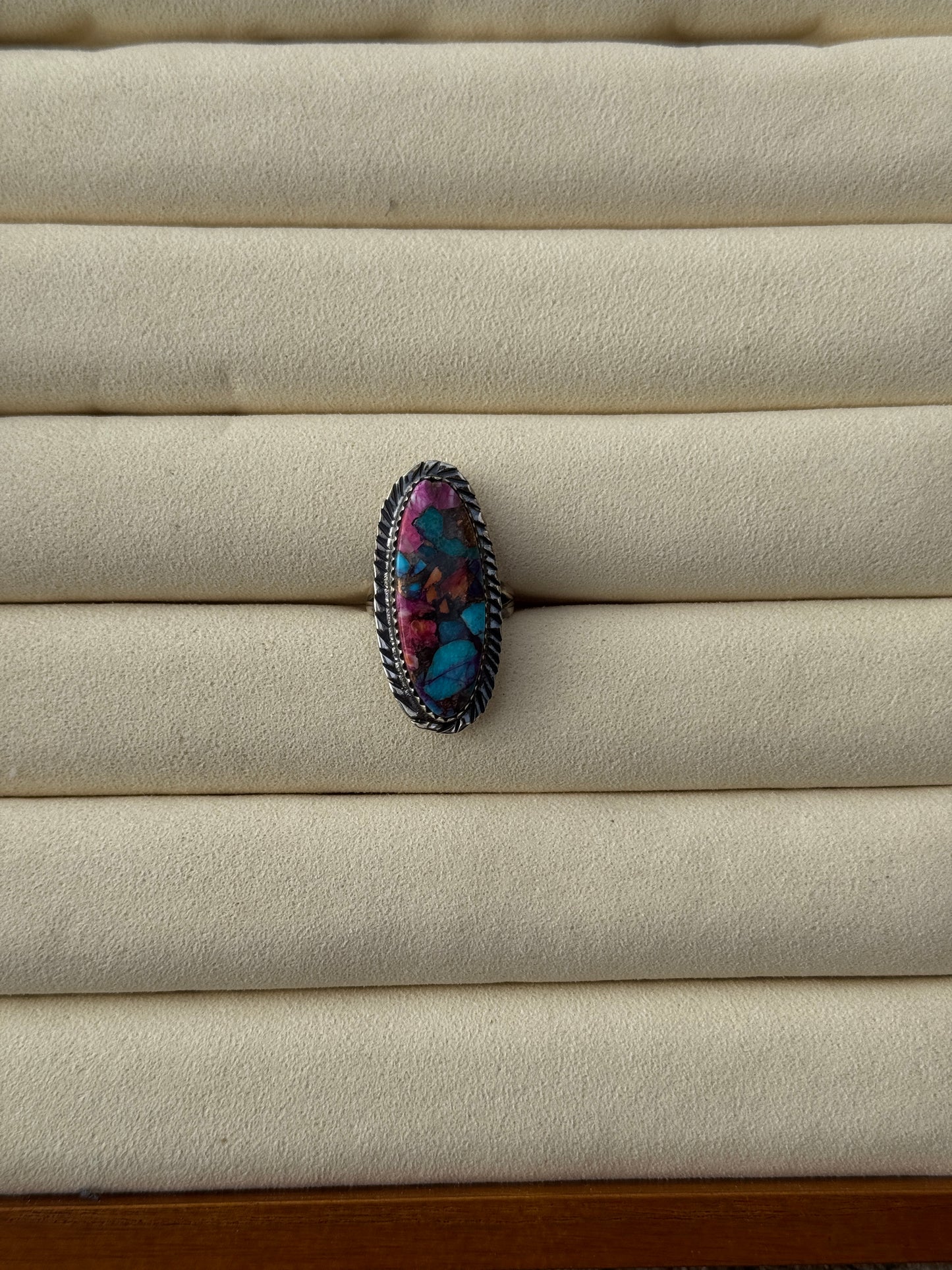 Size 6 Pink Dahlia Ring