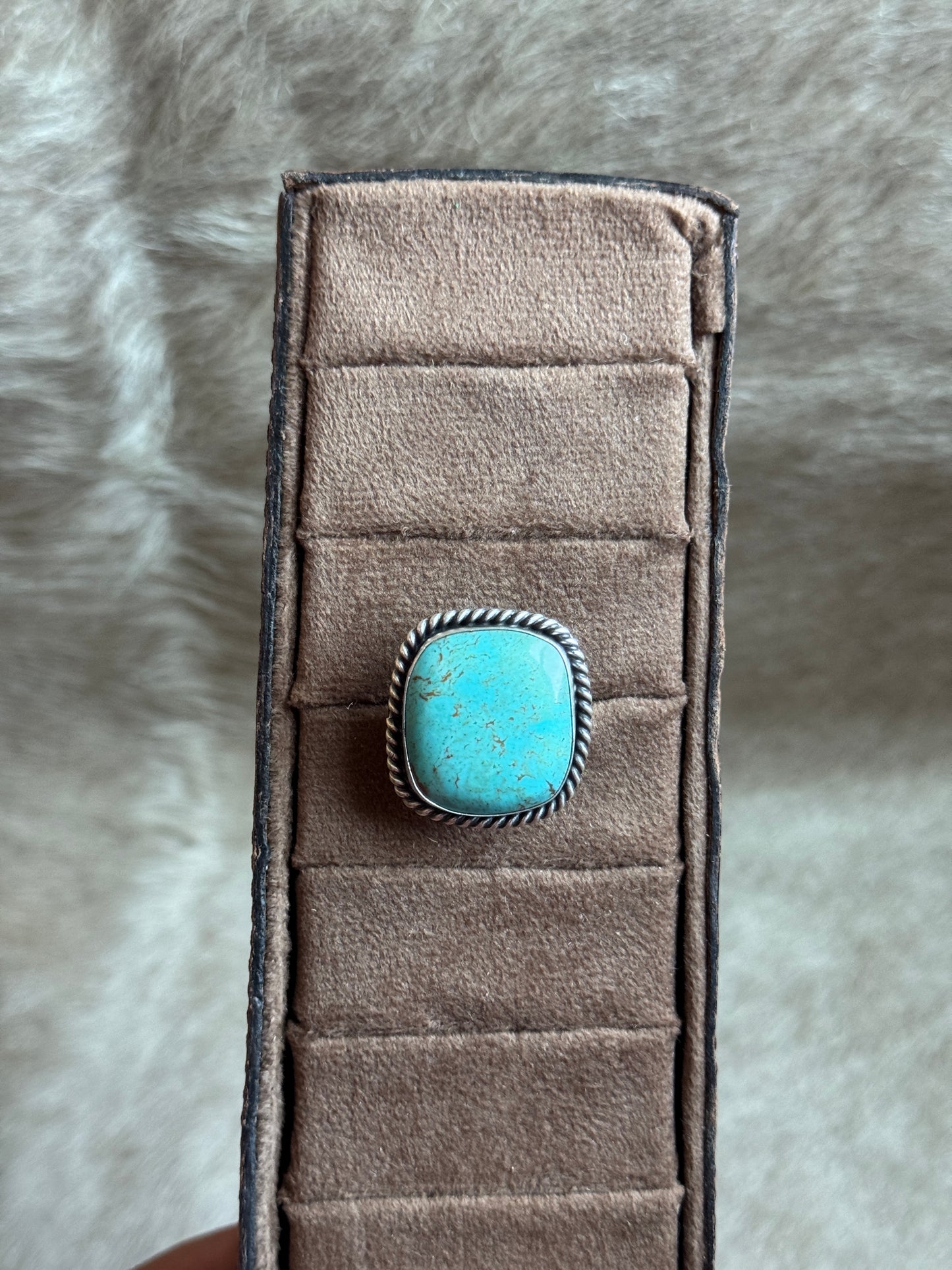 Adjustable Green Kingman Ring