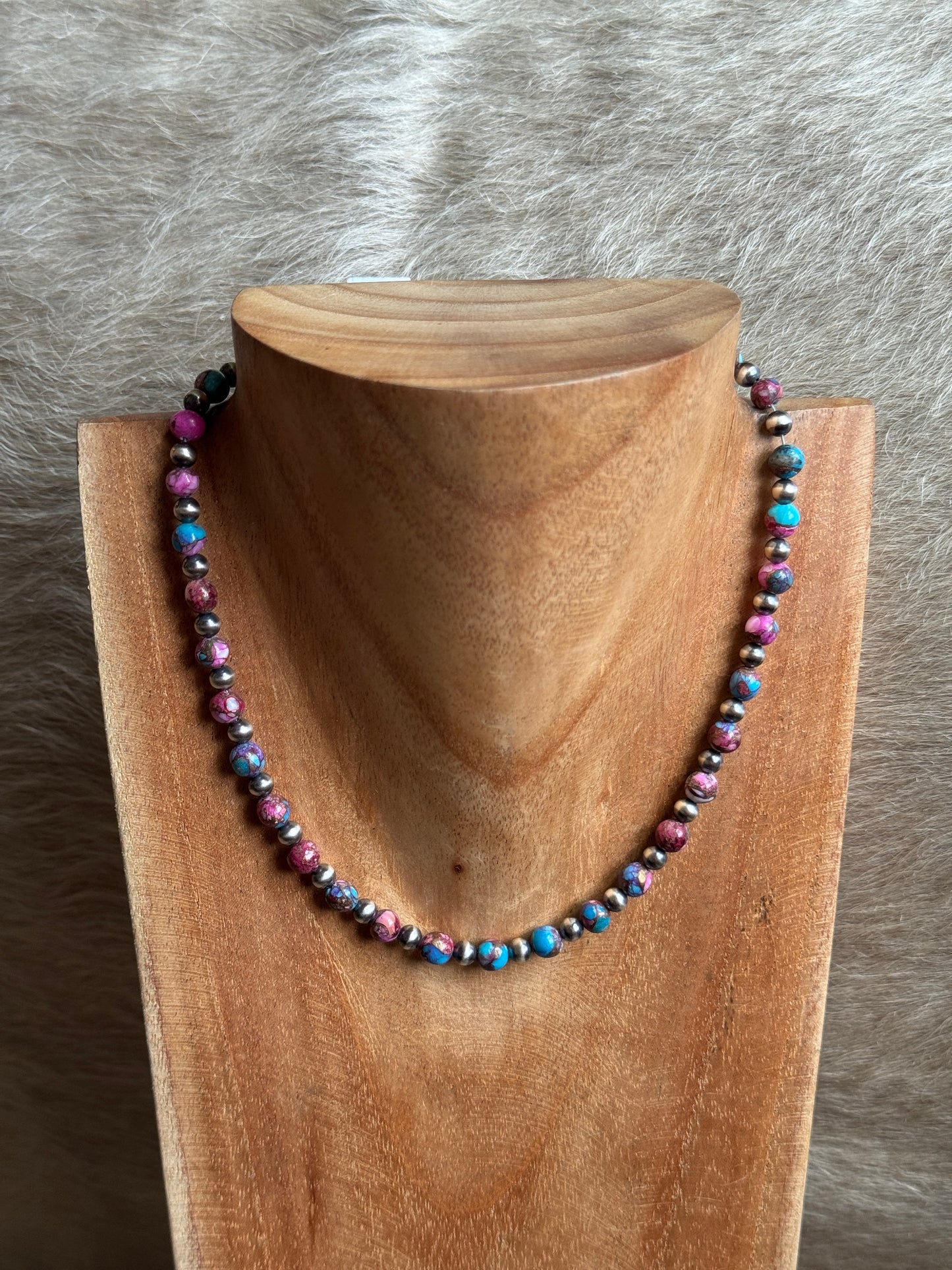 15.5-17" Purple Dahlia