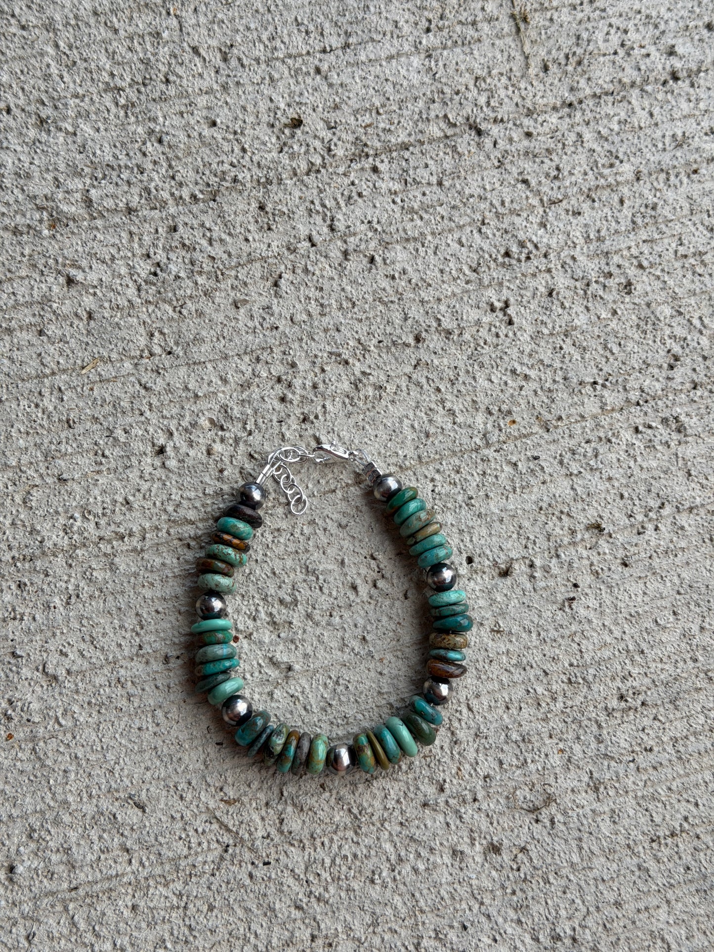 6.5-7.5" Pearl & Turquoise