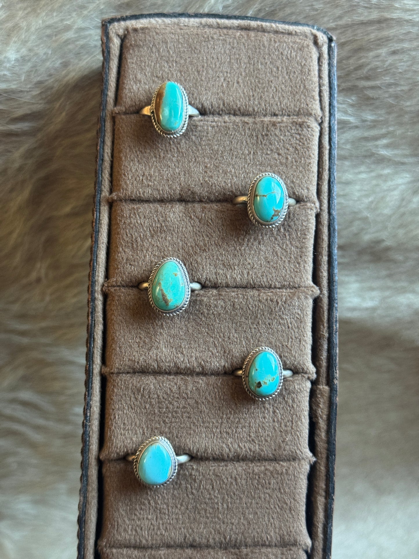 Genuine Turquoise Sterling Ring