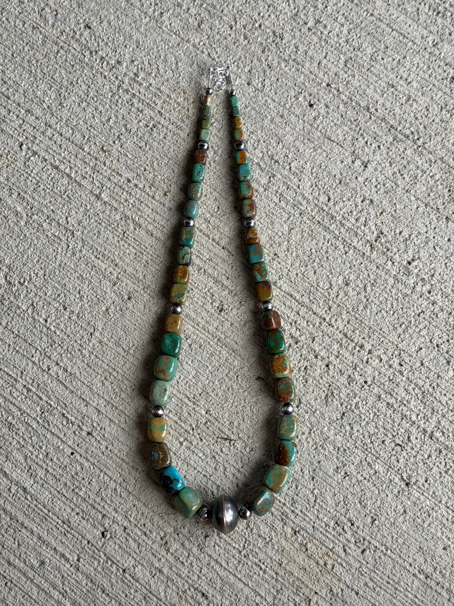 19.5-21" Genuine Turquoise