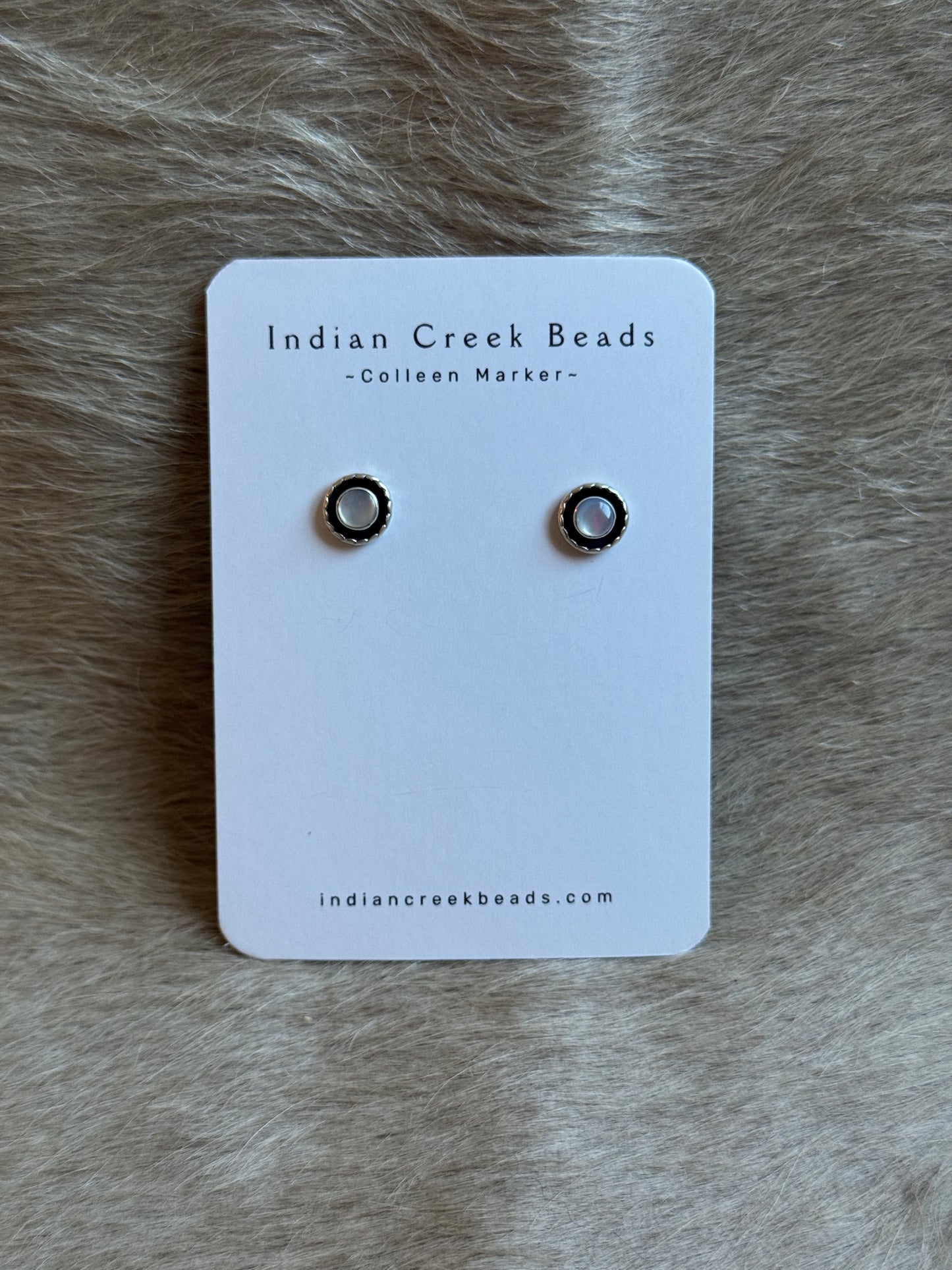 Mother of Pearl Sterling Studs