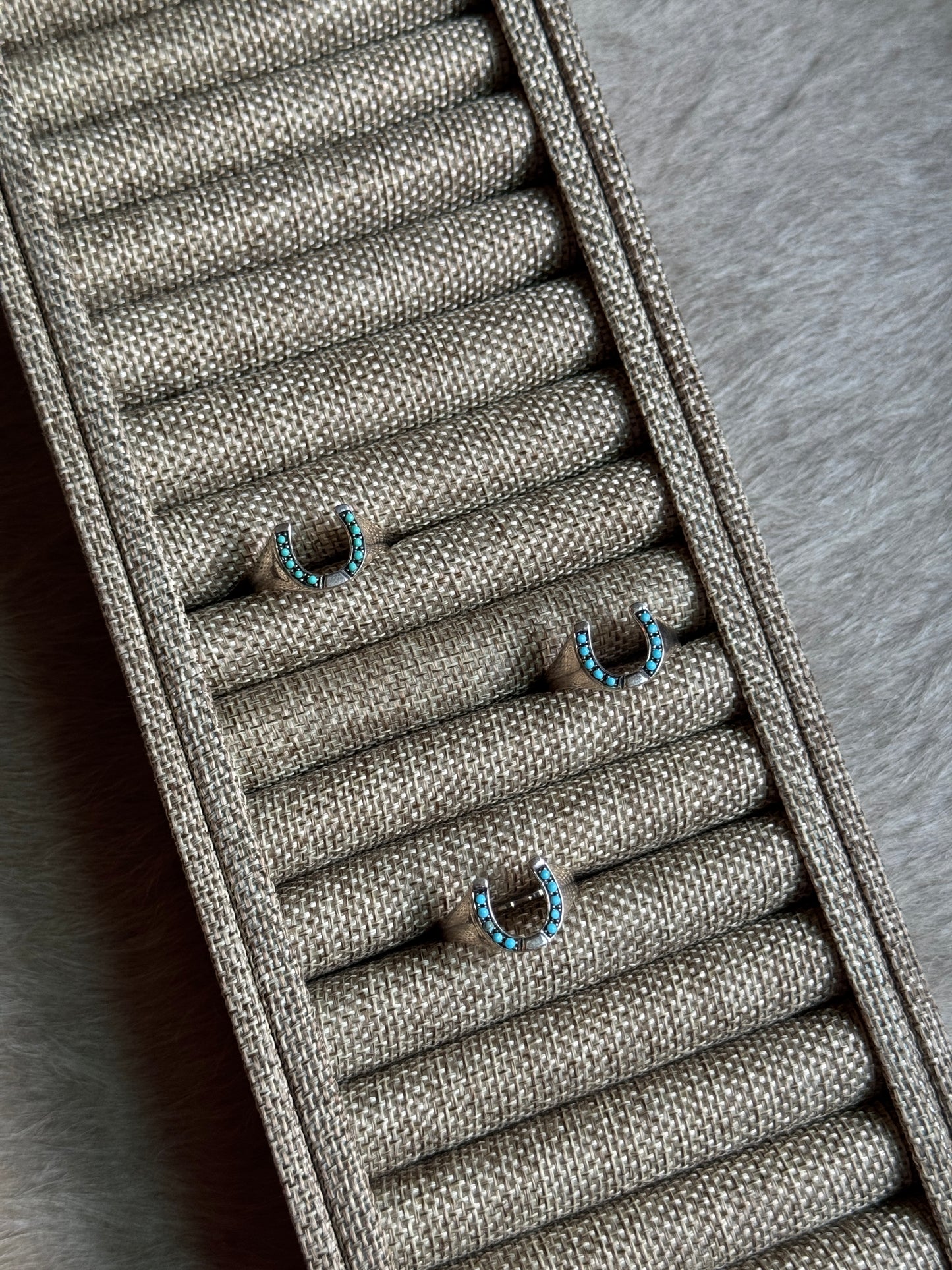 Turquoise Horseshoe Ring