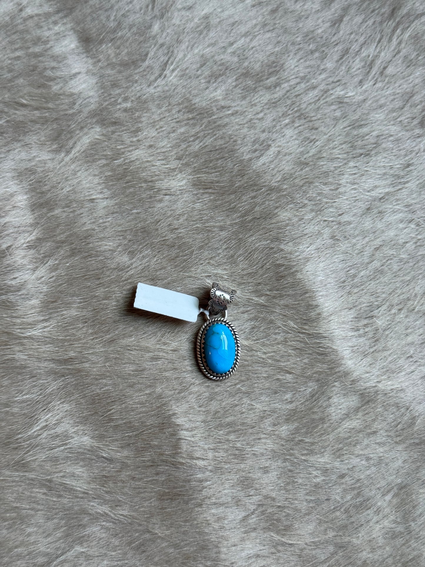 Kingman Turquoise Wire Pendant