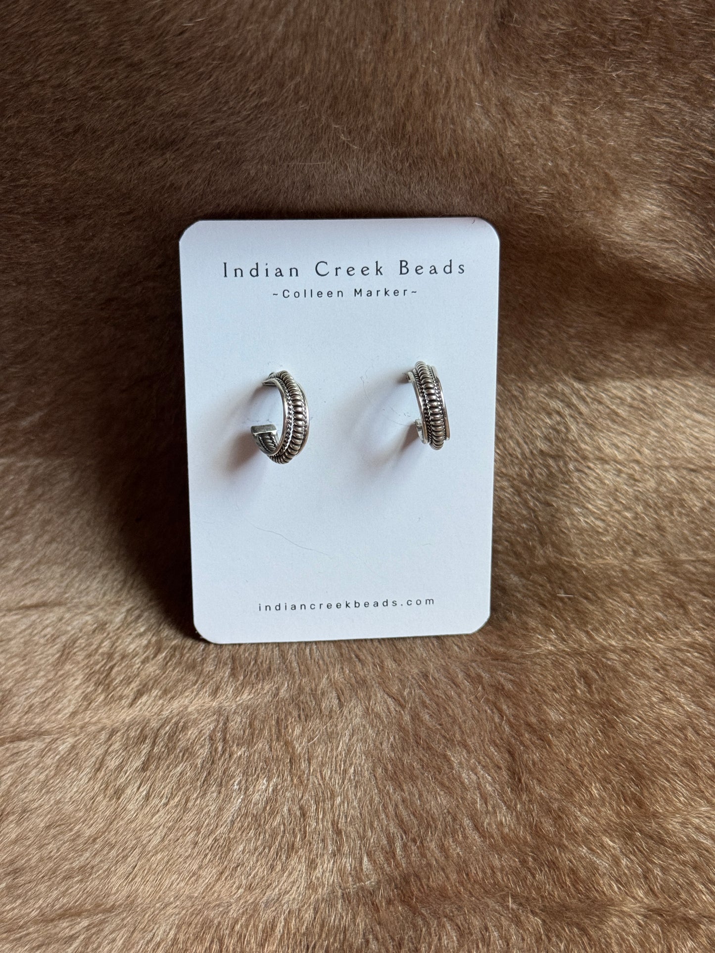 Sterling Silver Bubble Hoops