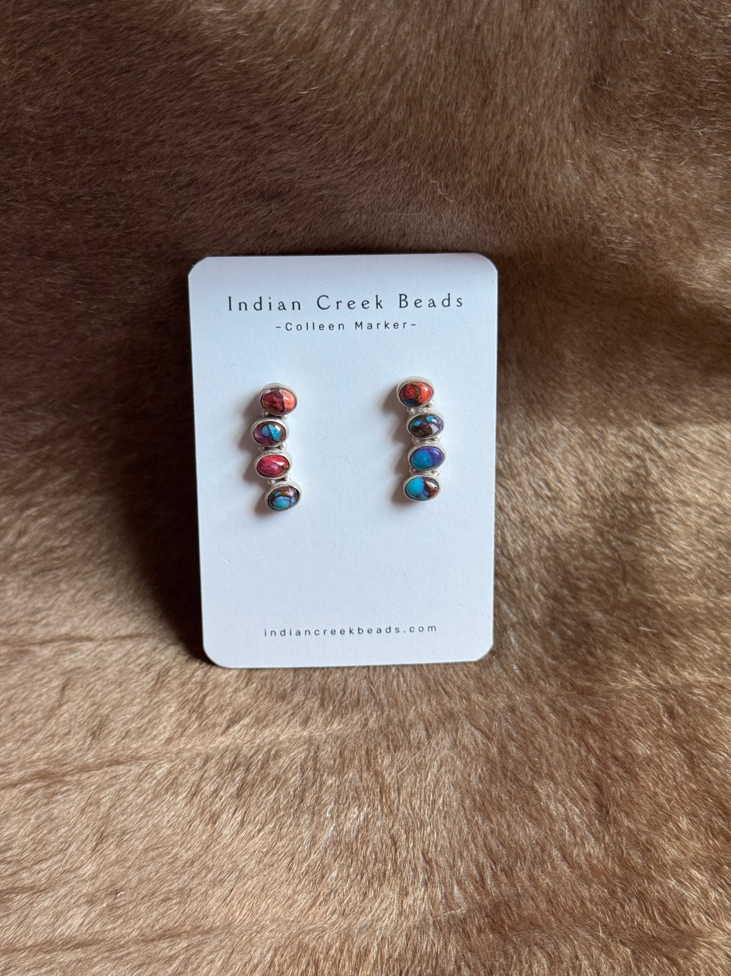 Pink Dahlia Earrings