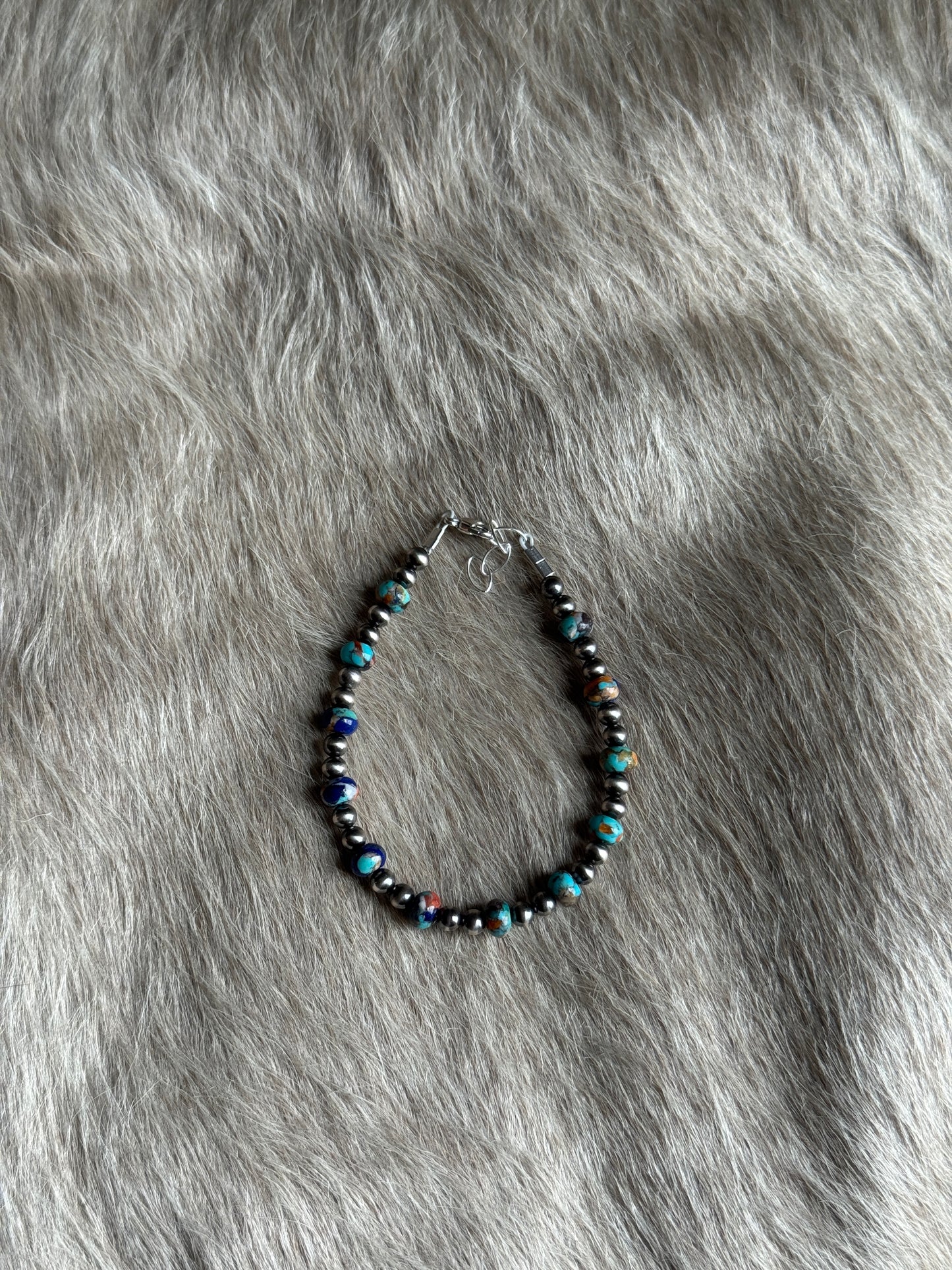 7-7.5" Kingman Spiny Blue Lapis