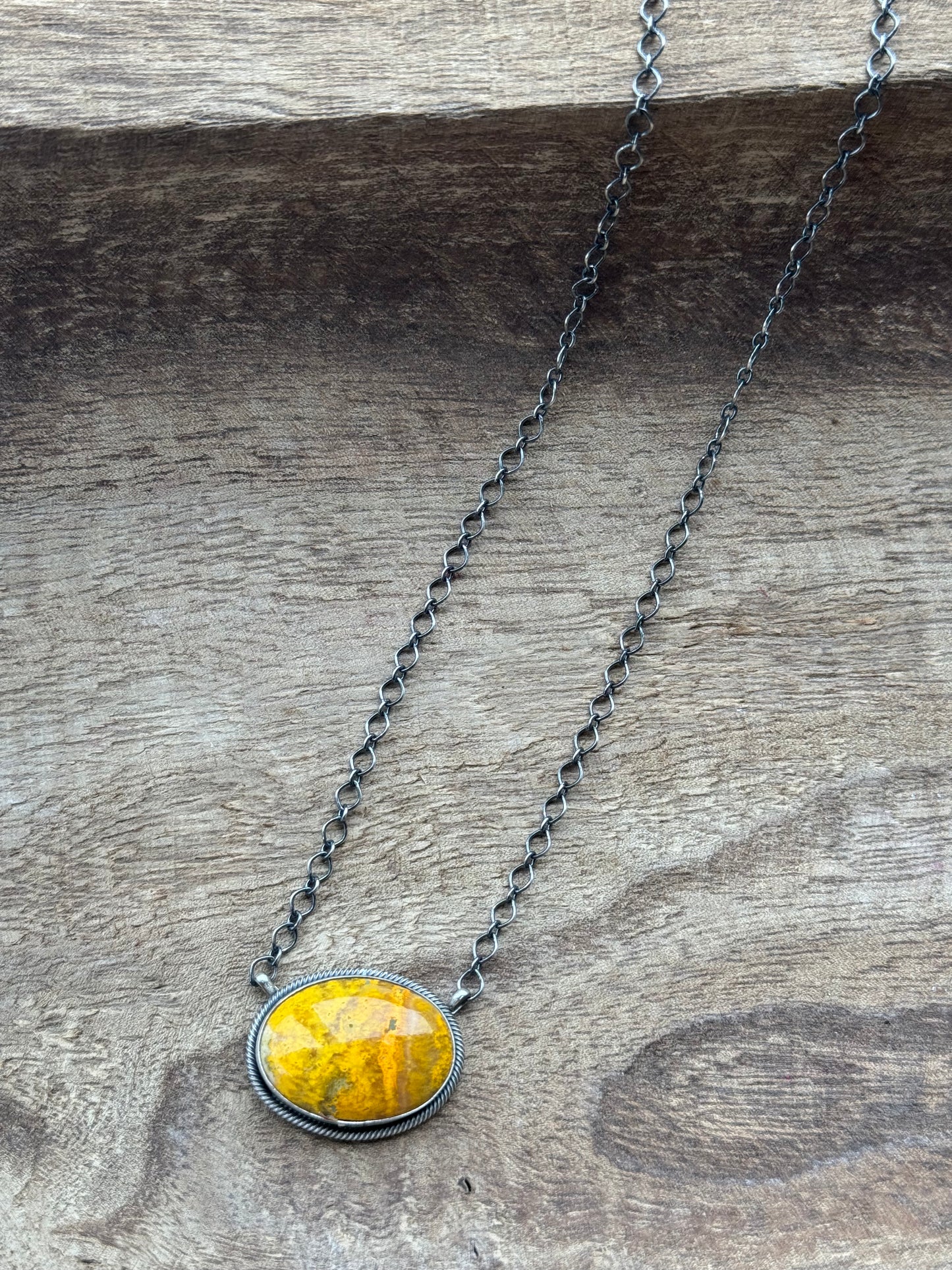 18" Bumble Bee Jasper Necklace
