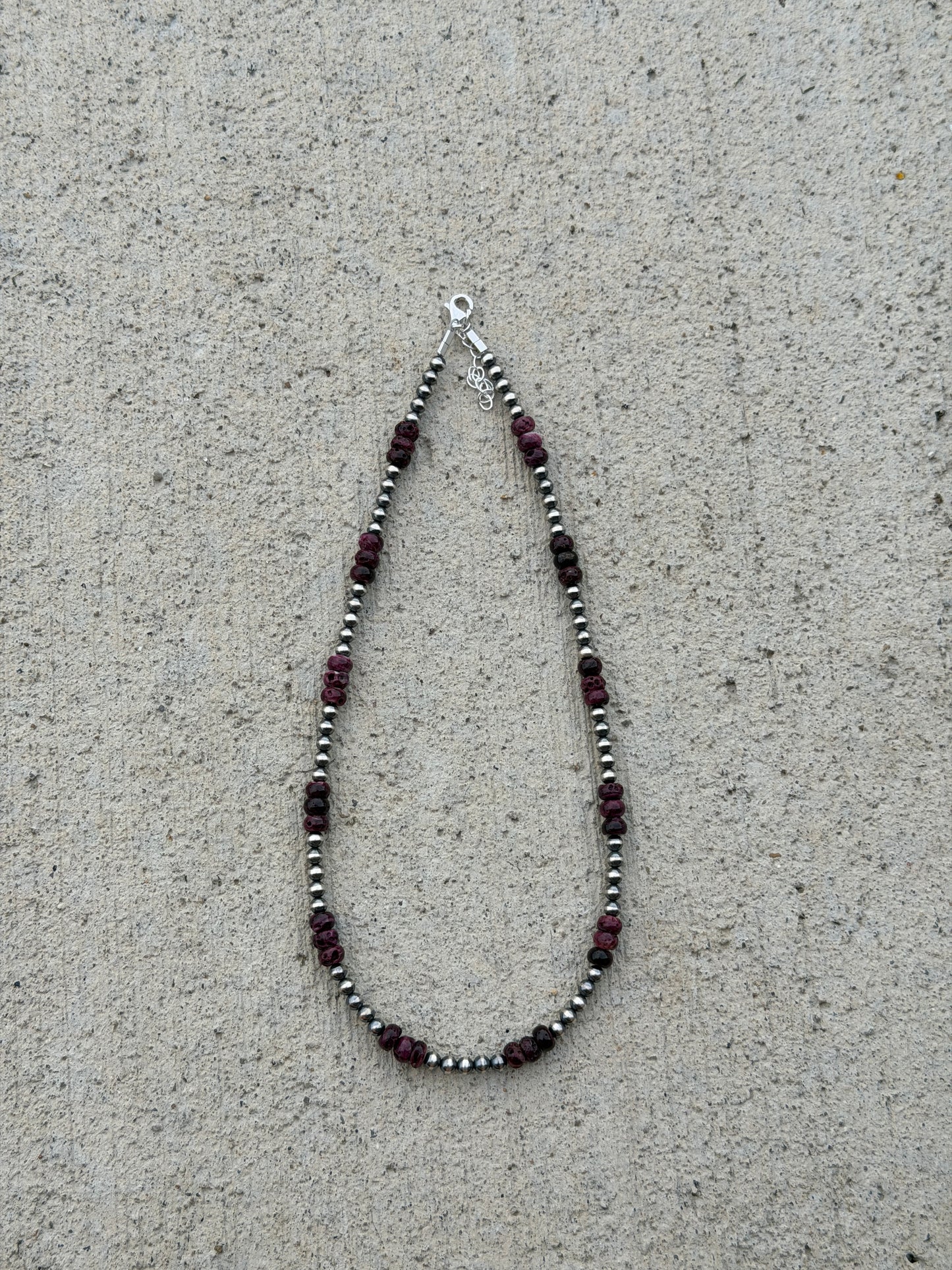 16.5-18" Purple Spiny & Pearl