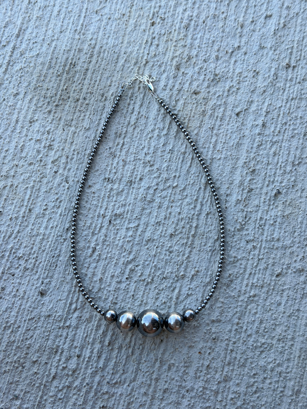 15-17" 3-16mm Sterling Pearl