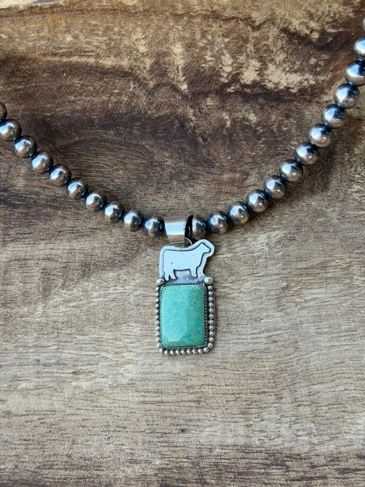 Royston Turquoise Heifer Pendant