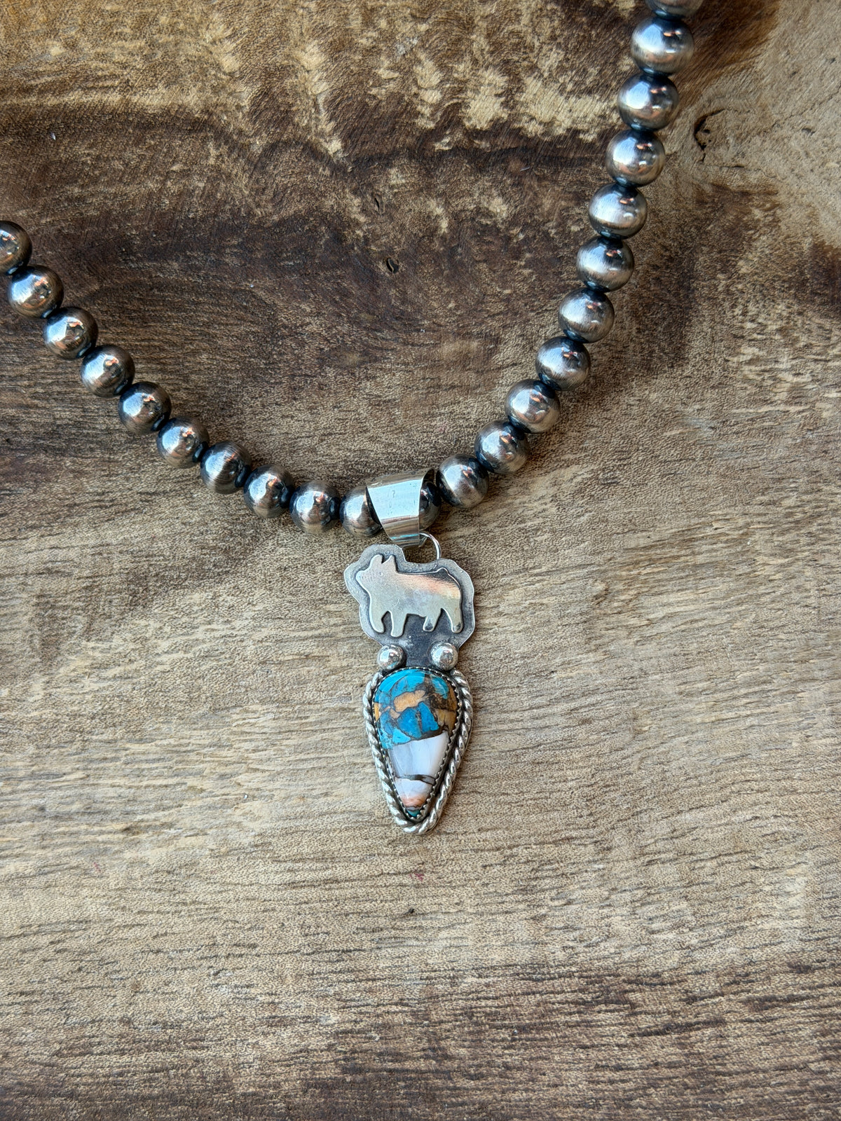 Kingman Spiny Pig Pendant