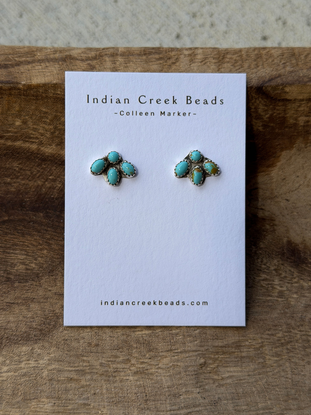 4 stone Turquoise Mini Clusters
