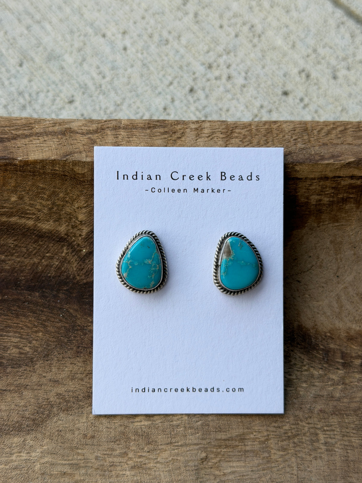 Blue Kingman Earrings