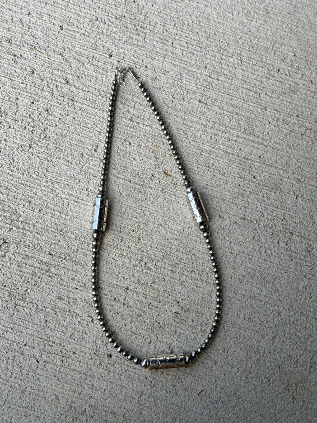 18-19.5" Pearl & Barrel Bead
