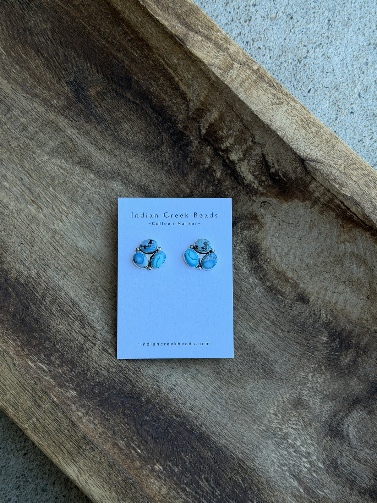 Golden Hills Cluster Earrings