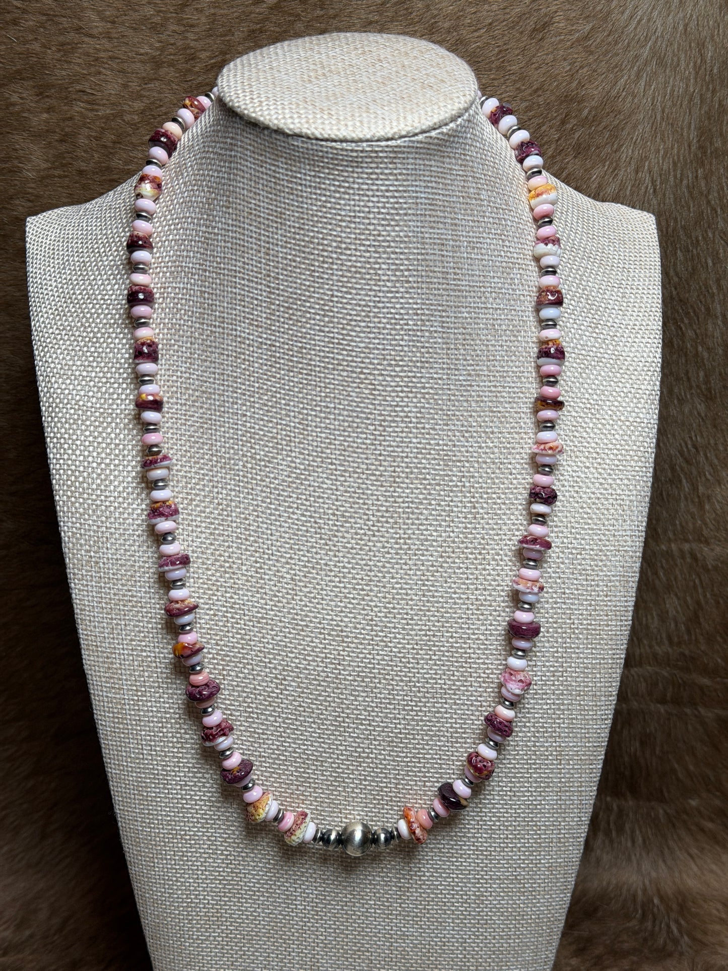 23-24.5" Purple Spiny & Pink Conch