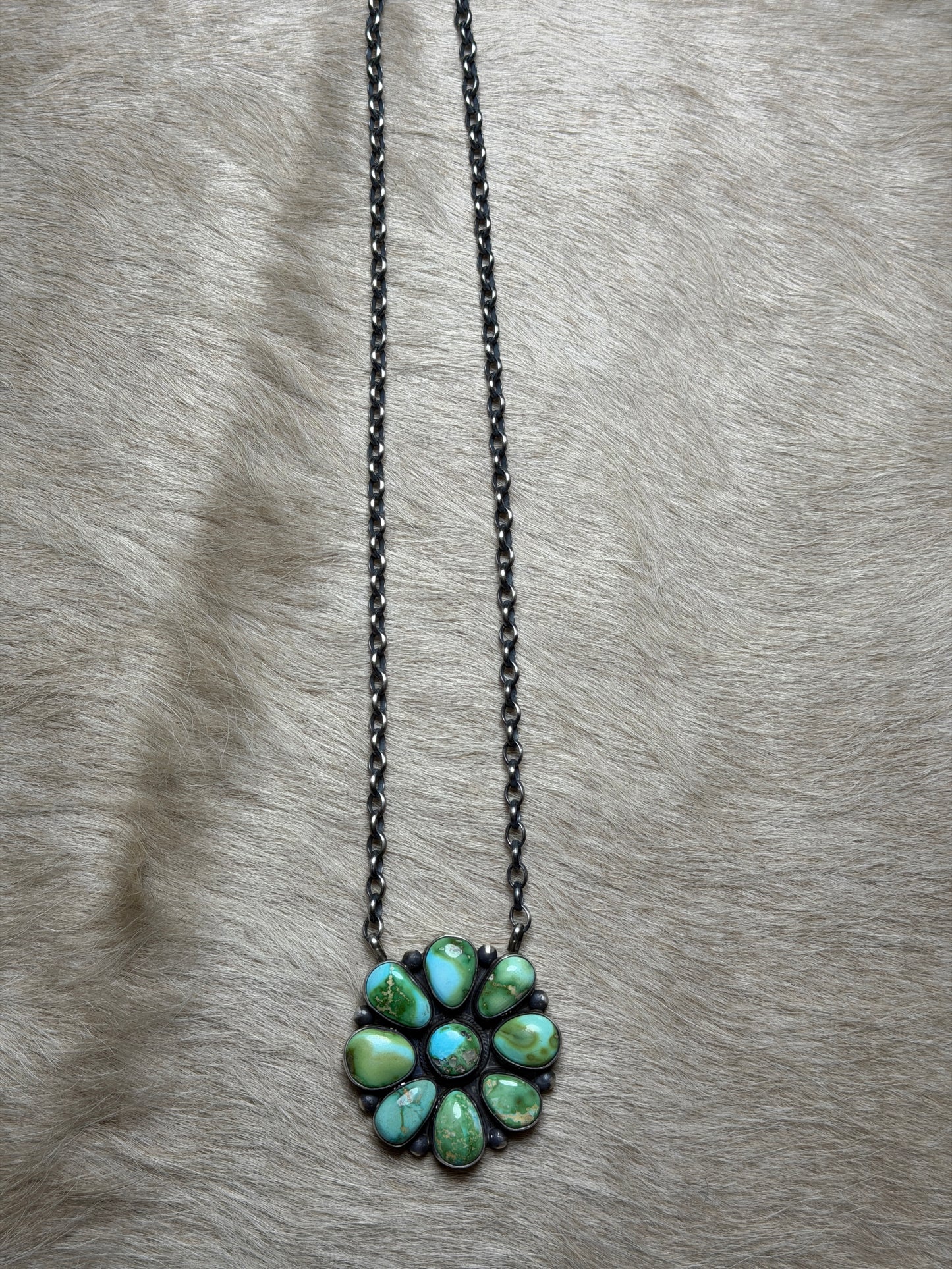 Sonoran Gold Cluster Necklace