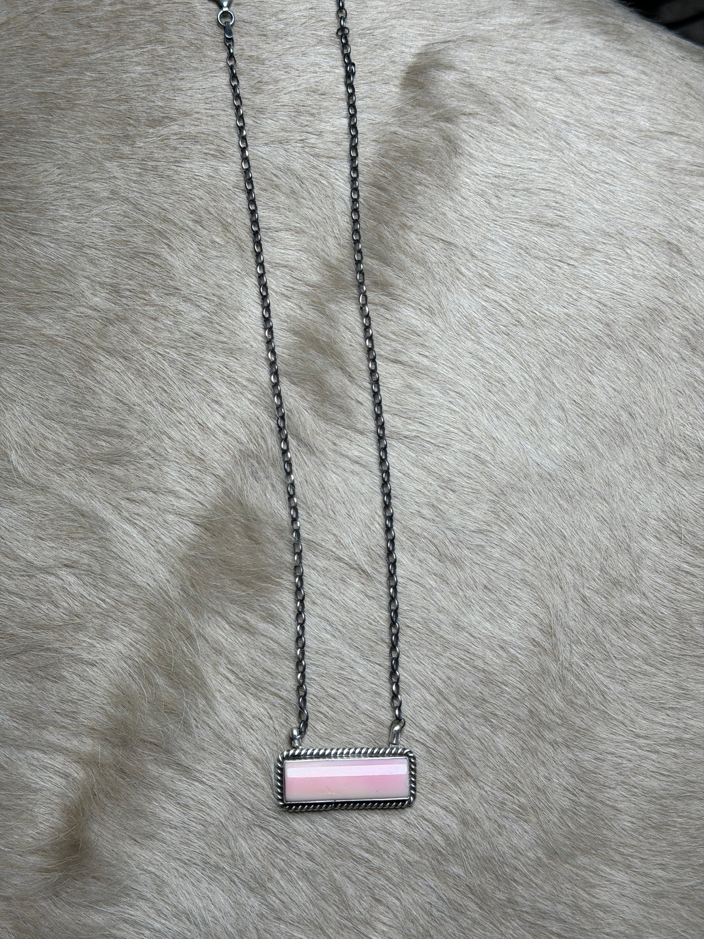 16" Pink Conch Necklace