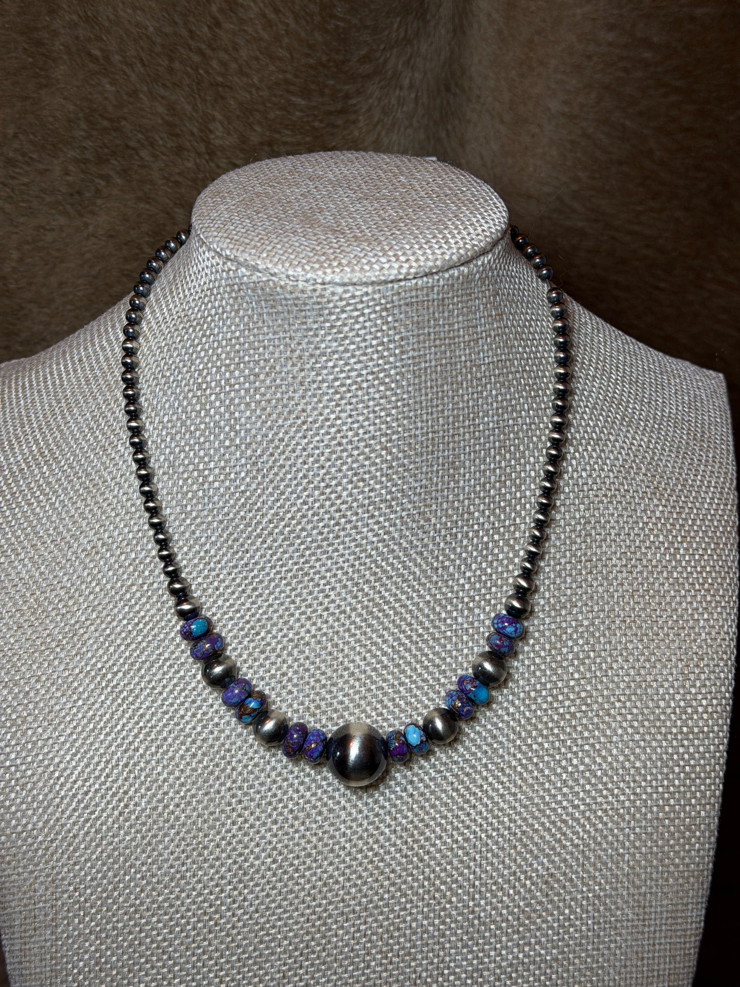 15-16.5" Purple Spotted Mohave