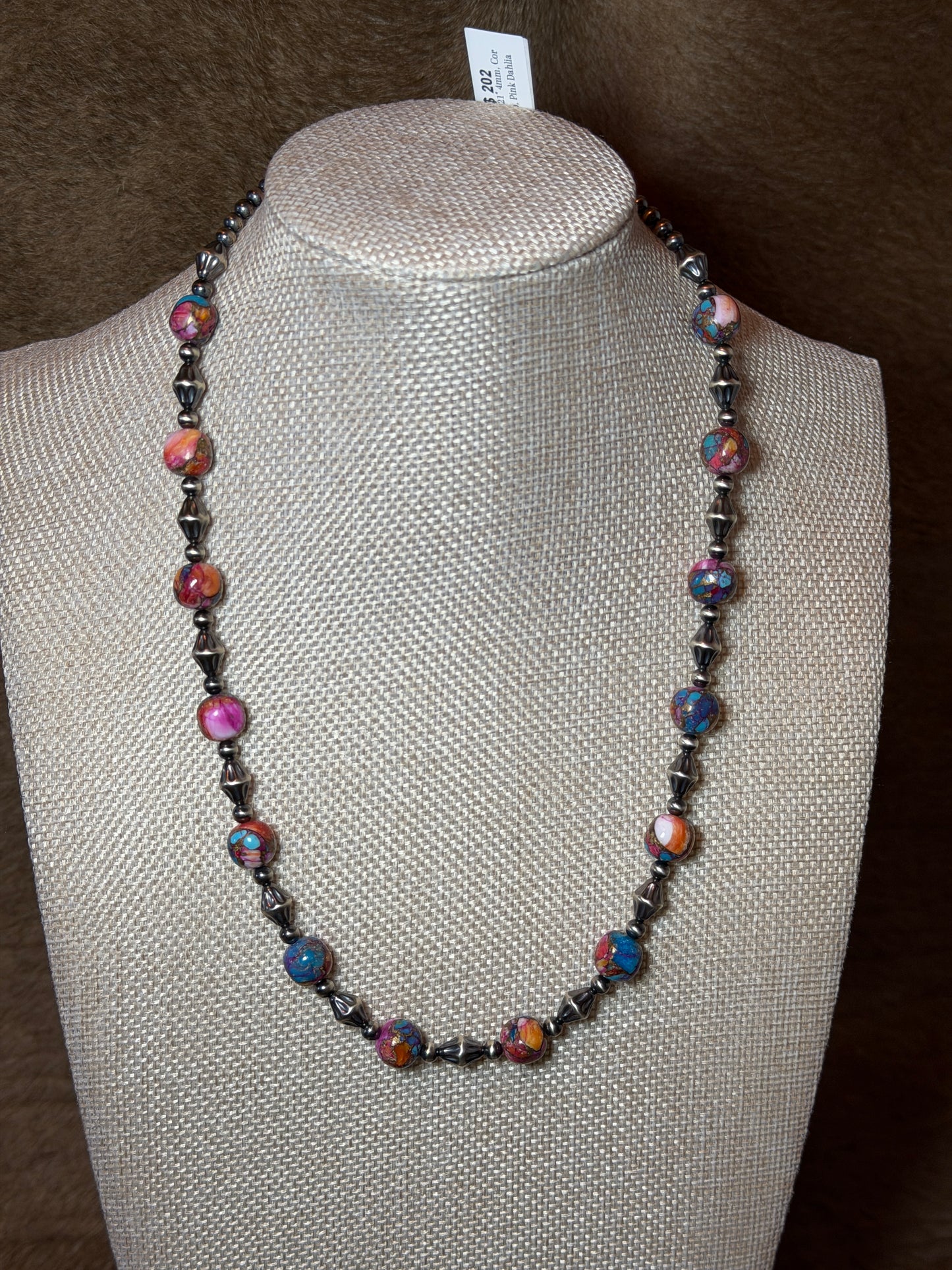 19.5-21" Pink Dahlia