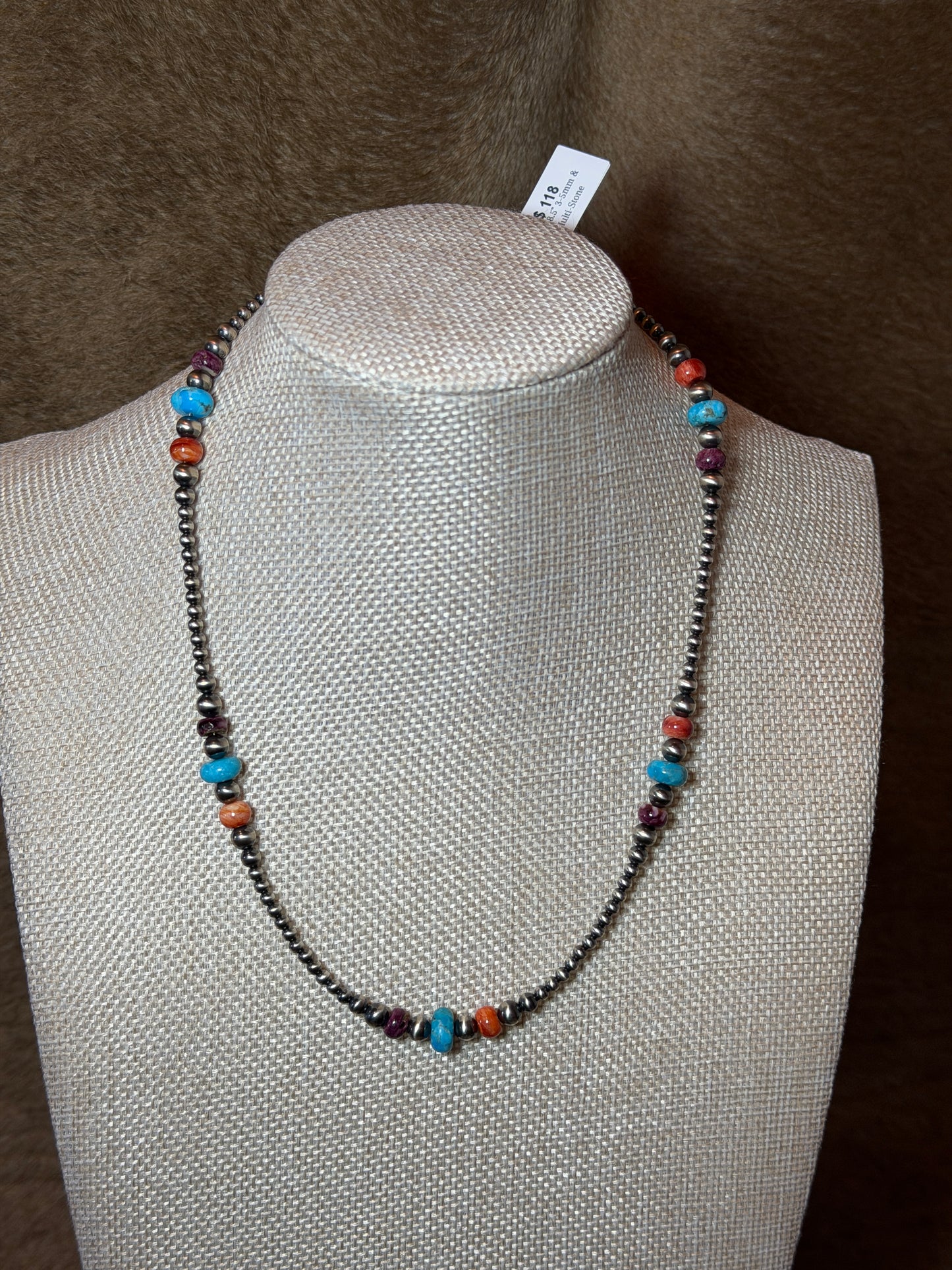 17-18.5" Pearl & Multi-Stone