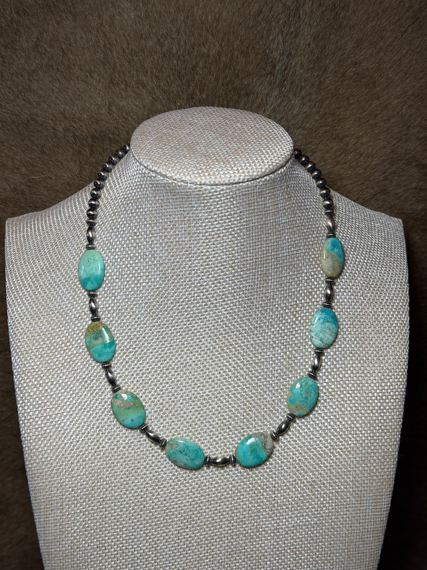 17-18.5" Genuine Turquoise