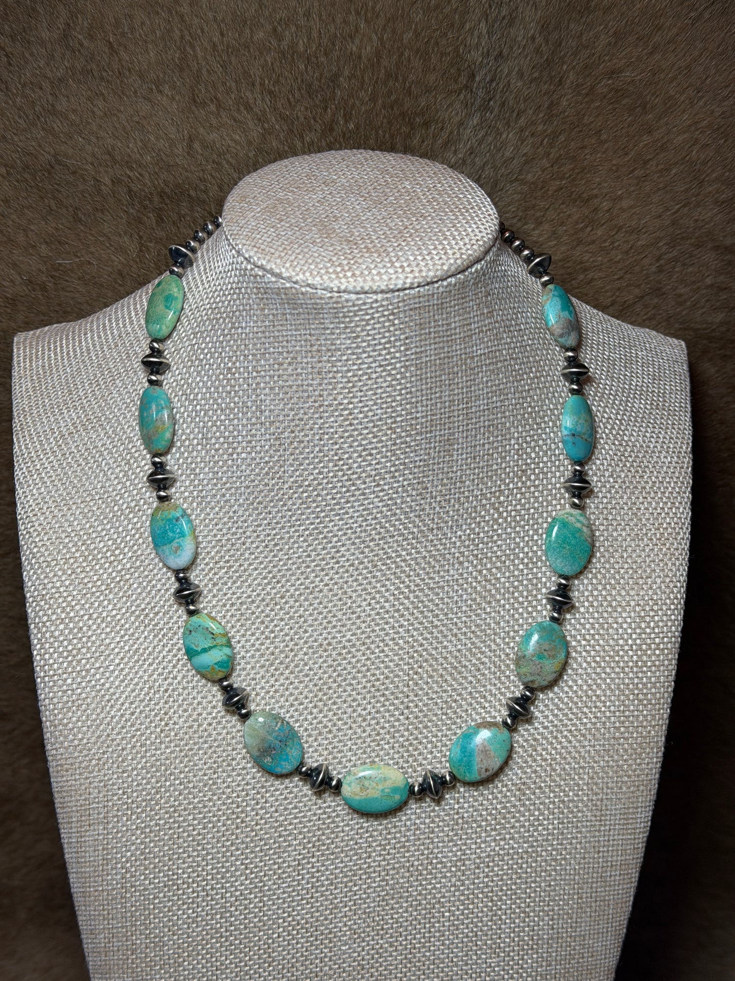 18-19.5" Genuine Turquoise