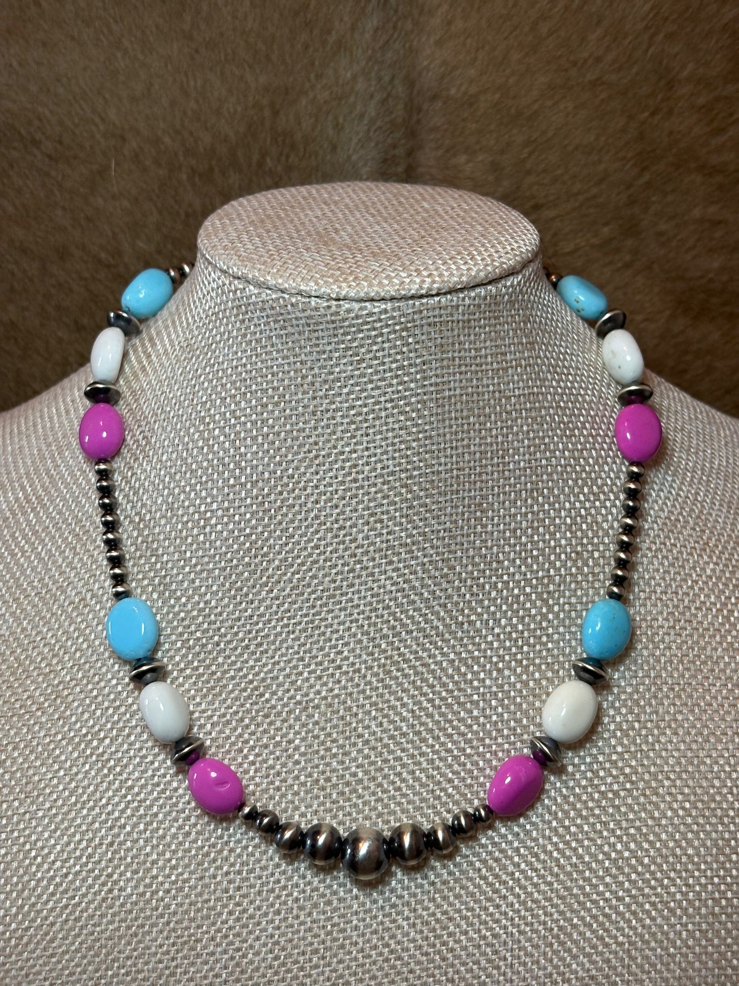 16-17.5" Cotton Candy Dahlia