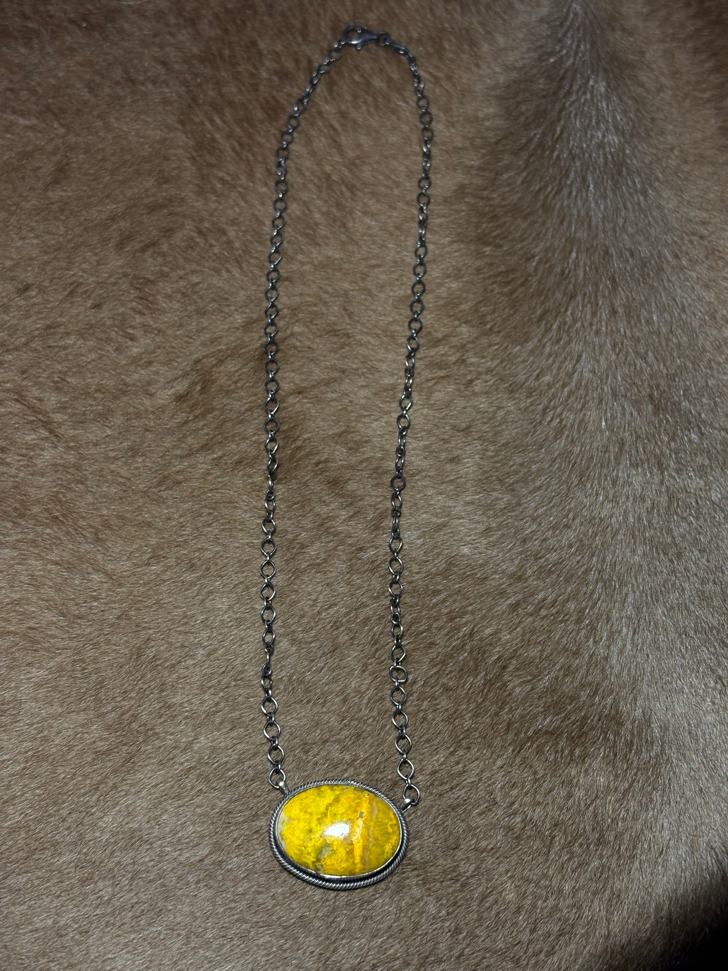 18" Bumble Bee Jasper Necklace