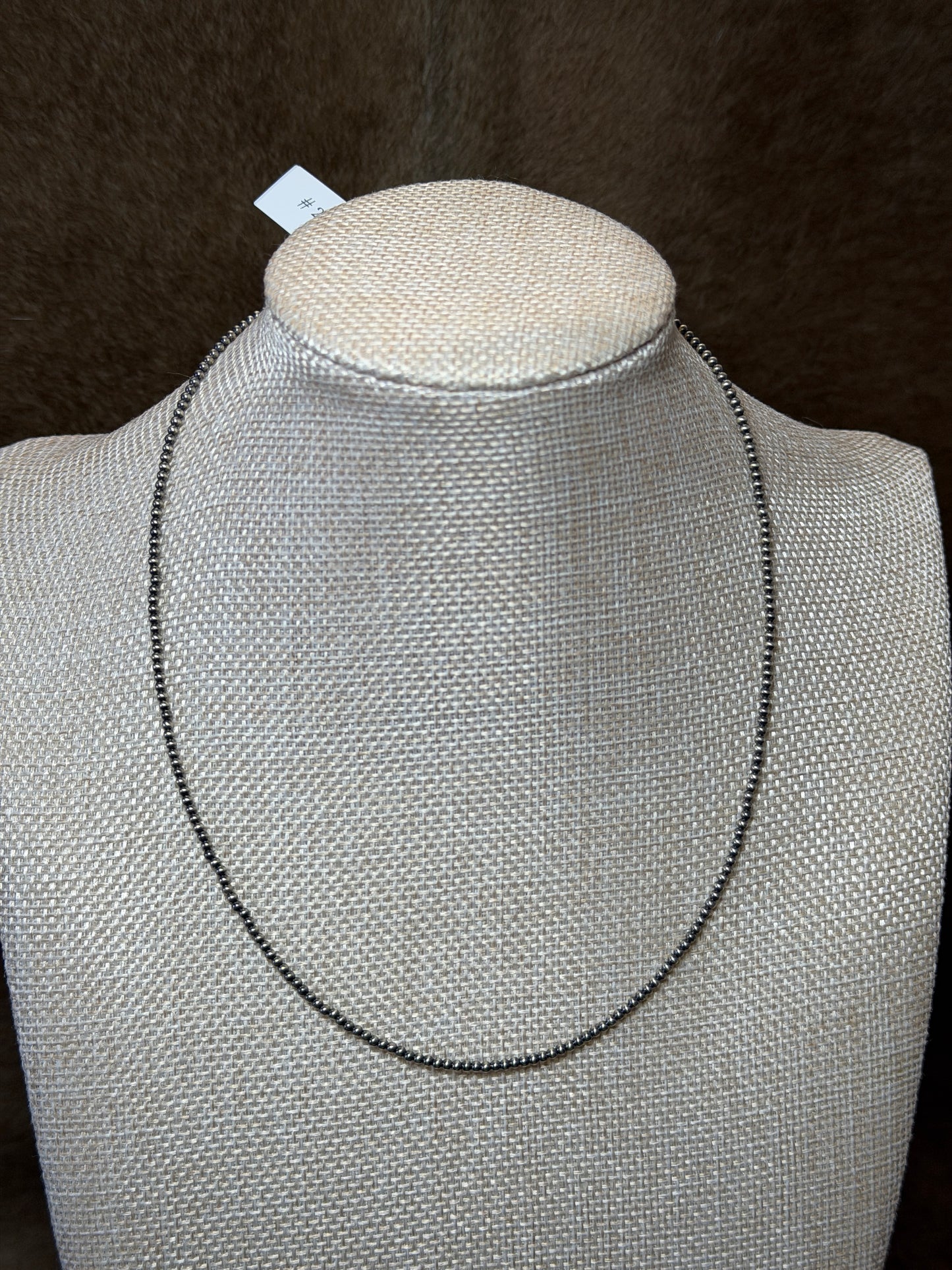 18.5-20" 2mm Sterling Pearl